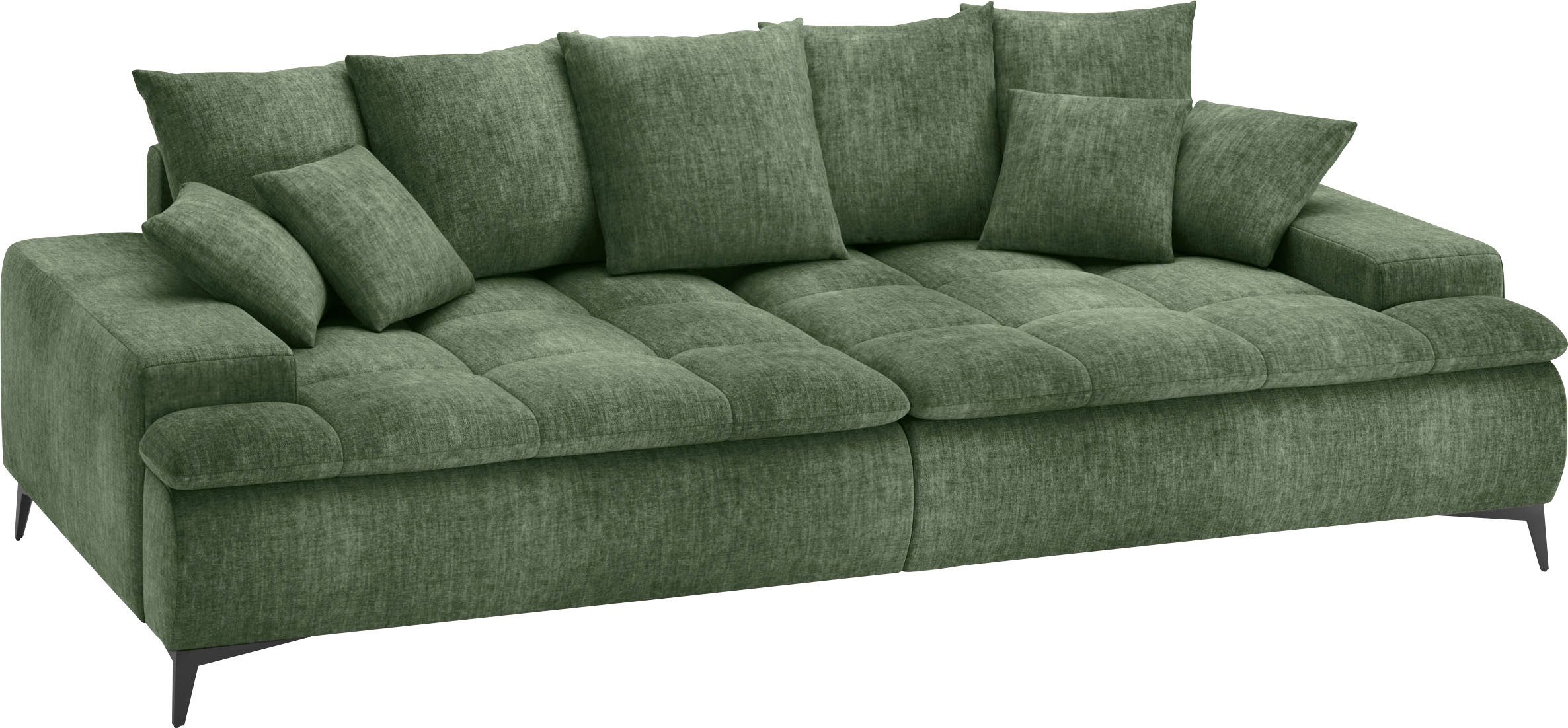 Mr. Couch Megabank Haiti III Met koudschuim, belastbaar tot 140 kg groen, xxl banken, 264 cm