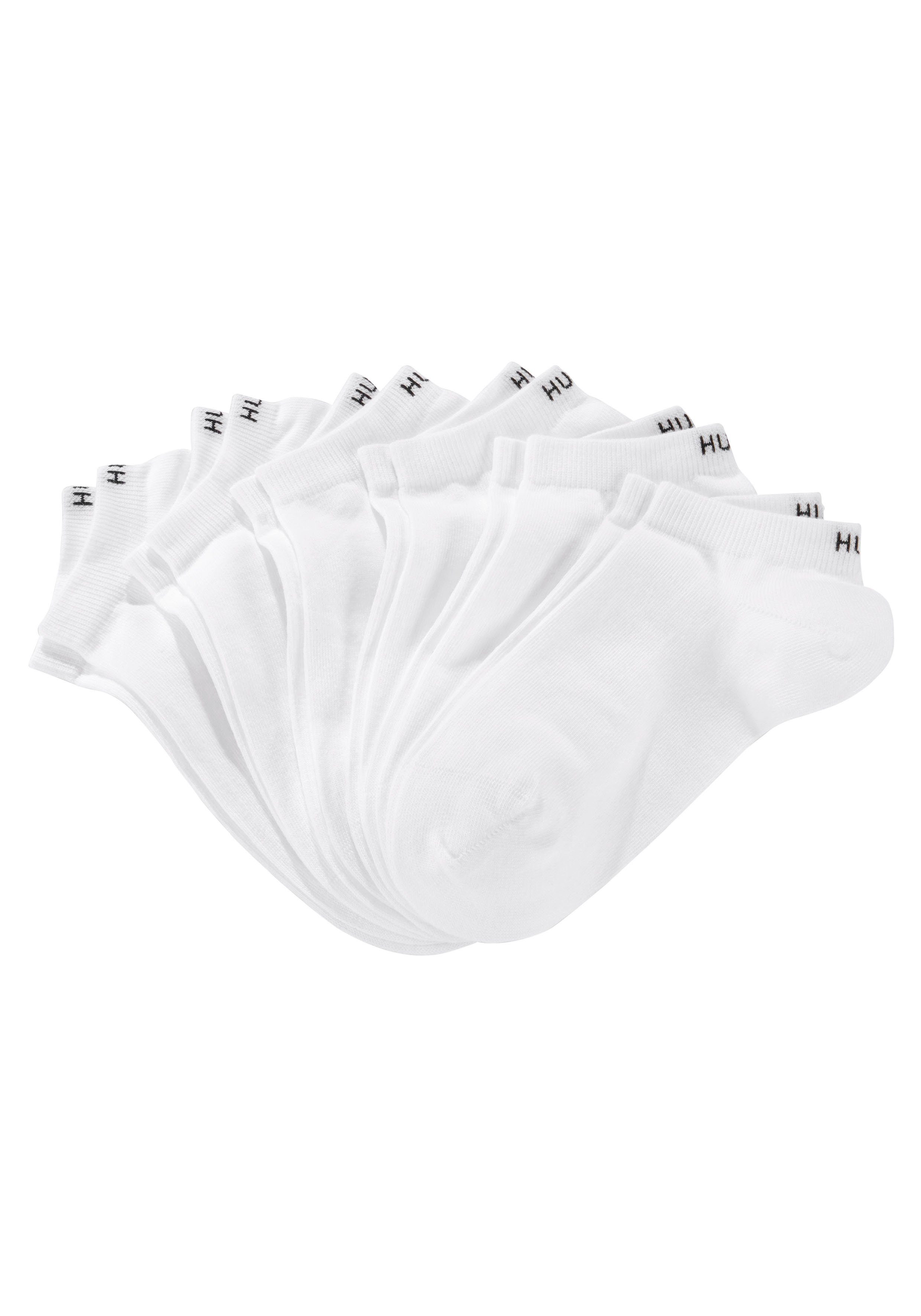 HUGO underwear Sneakersokken Socken 6P AS UNI CC W 10 met merkopschrift op de boorden (6 paar)