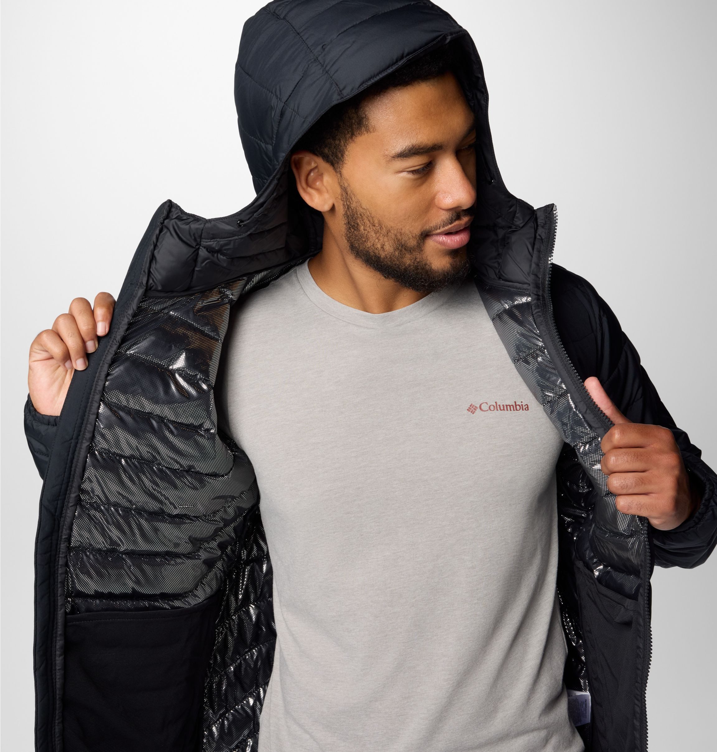 Columbia Gewatteerde jas POWDER LITE II HOODED JACKET (1 stuk)