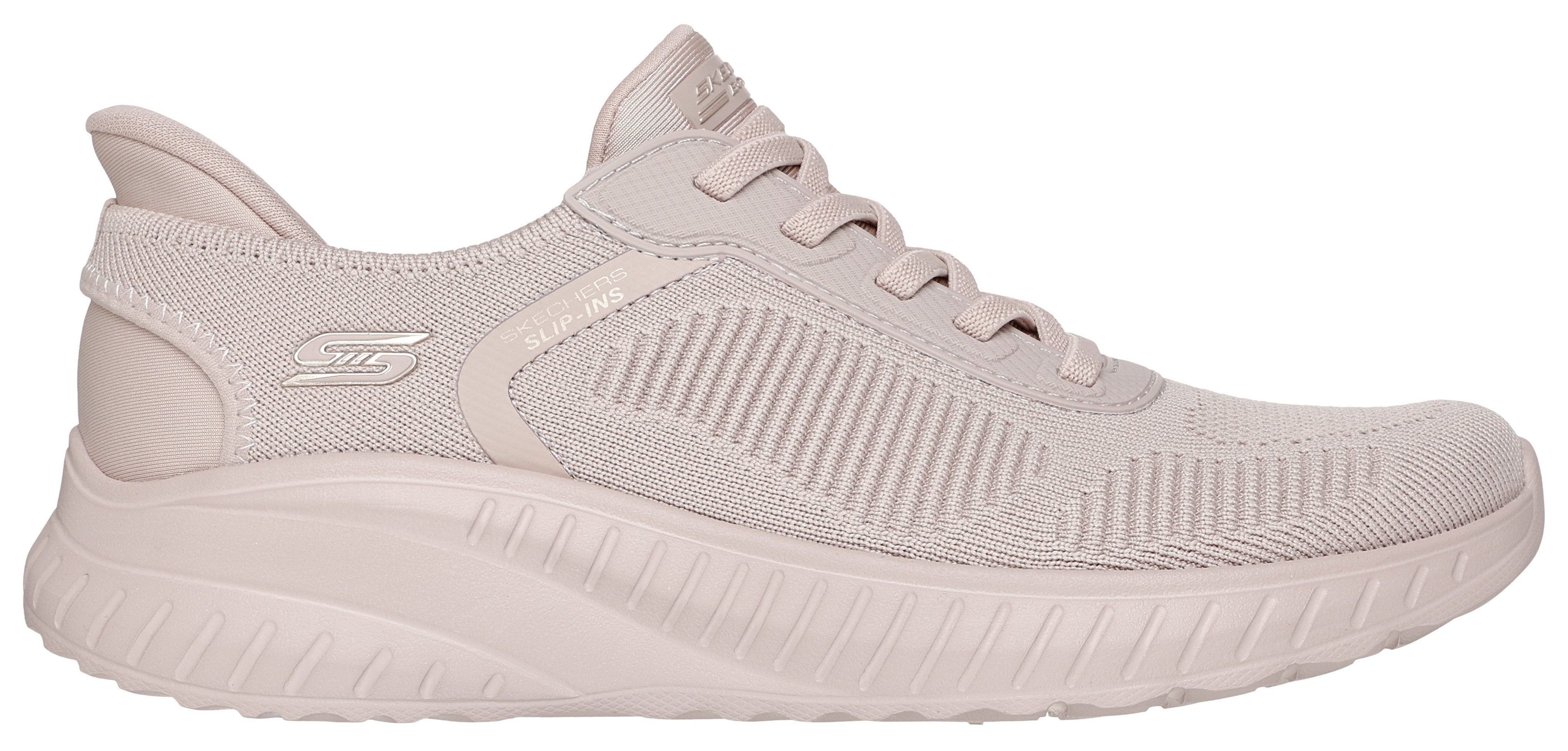 Skechers Slip-on sneakers BOBS SQUAD CHAOS-CURRENT MUSE Vrijetijdsschoen geschikt voor machinewas