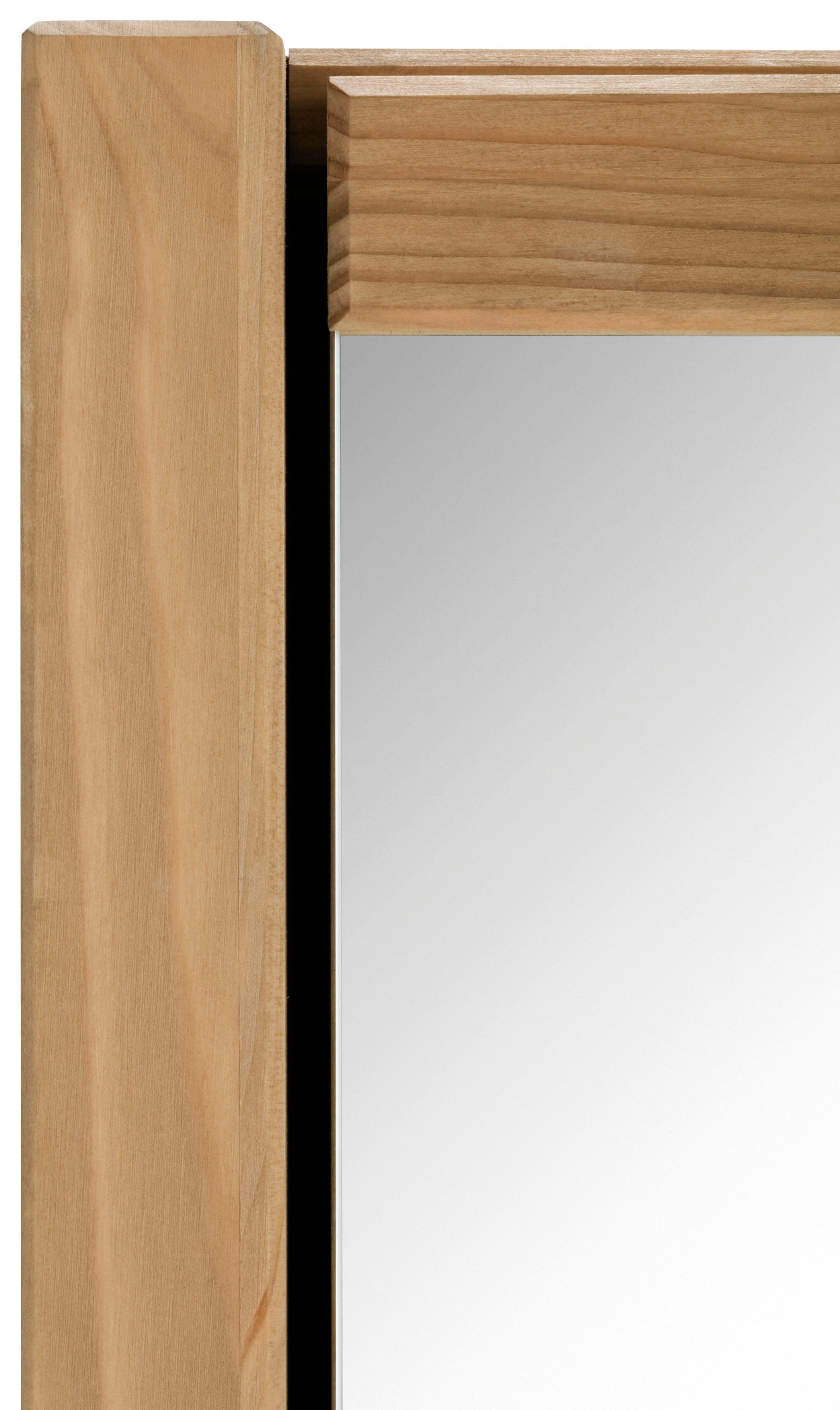 Home affaire Spiegelkast TINA Badkamermeubel, spiegel, breedte 61,5 cm, massief hout