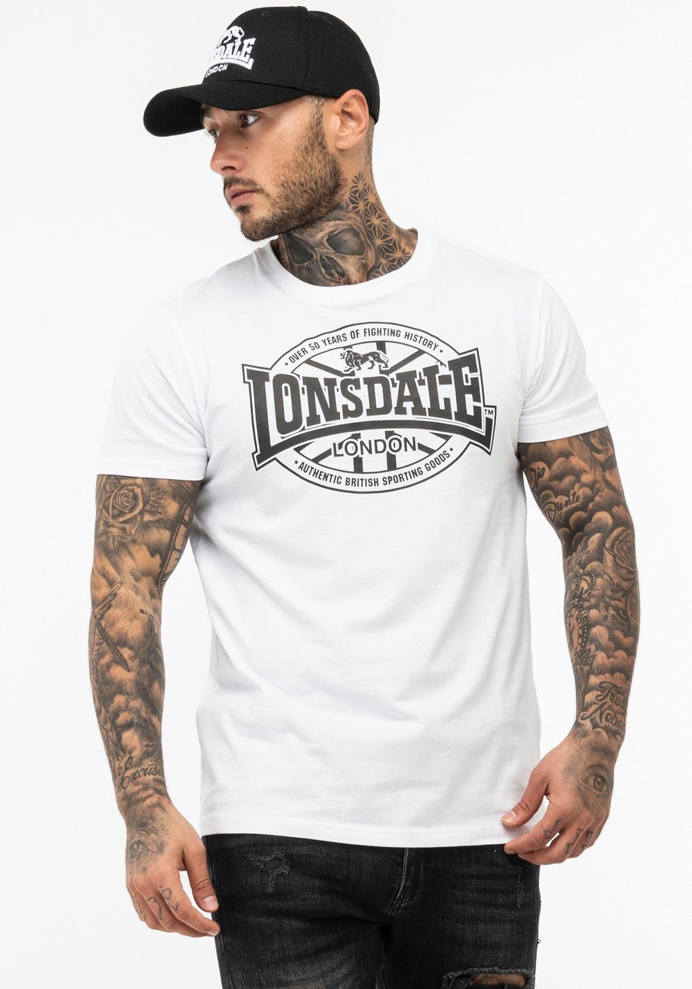 Lonsdale T-shirt CLONKEEN (set, 2-delig, 2 stuks)