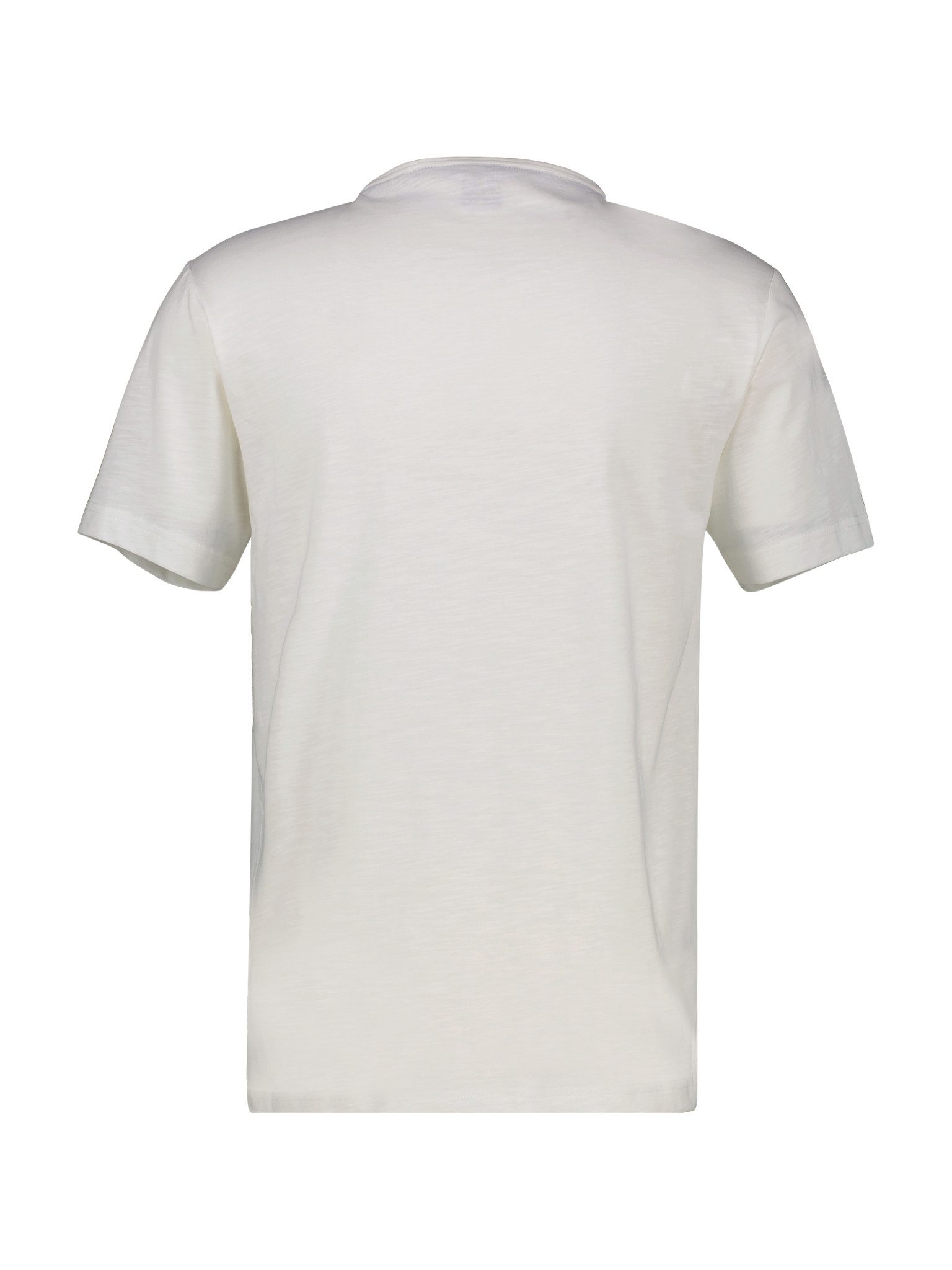Lerros Henleyshirt met logo-stiksel op de borst