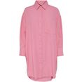 only lange blouse onlmathilde-viva life long 3-4 shirt met linnen roze