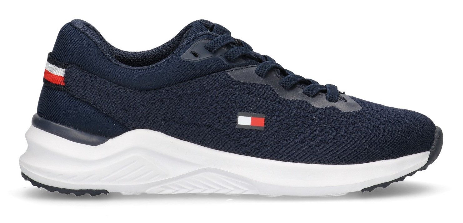 Tommy Hilfiger Sneakers , veterschoenen, vrijetijdsschoen met logovlag