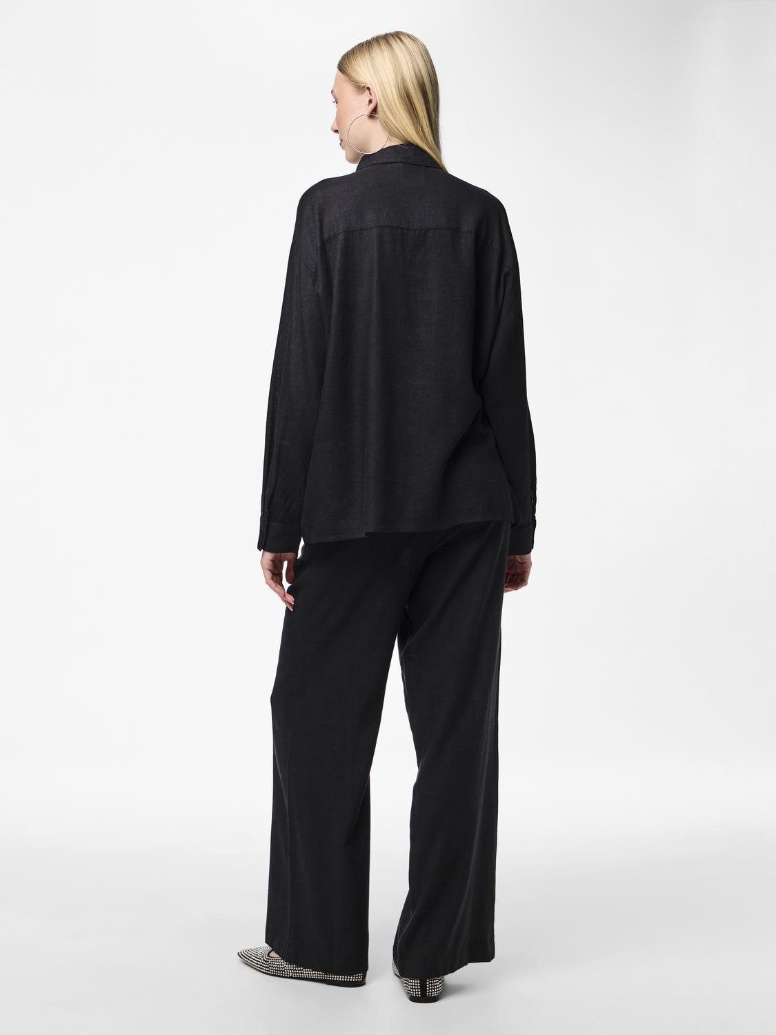 pieces Overhemdblouse PCPIA LS LOOSE SHIRT WVN NOOS