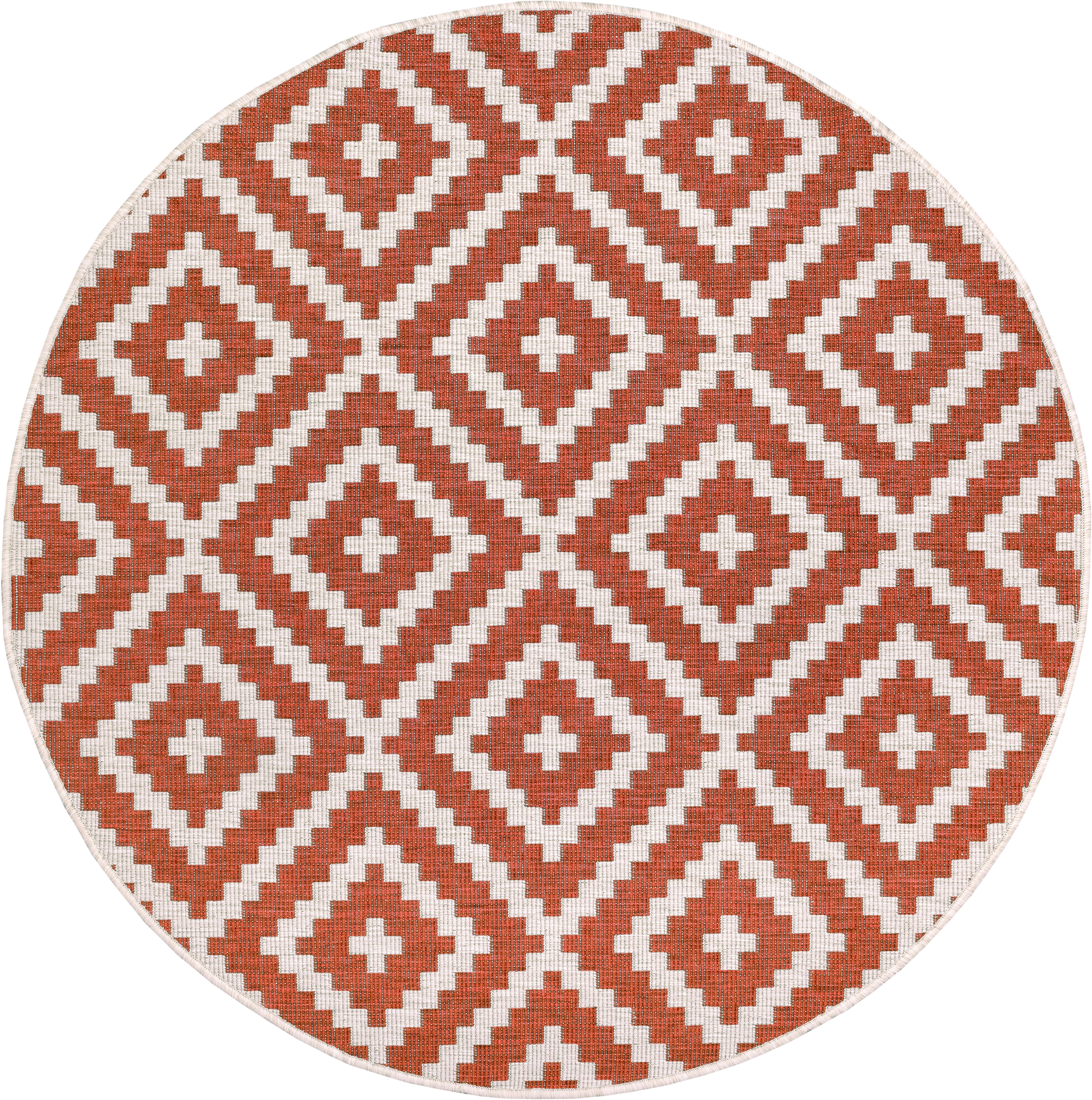 my home Vloerkleed Ronda tweezijdig te gebruiken kleed Sisal-look, platweefsel, in- en outdoor, geometrisch boho design