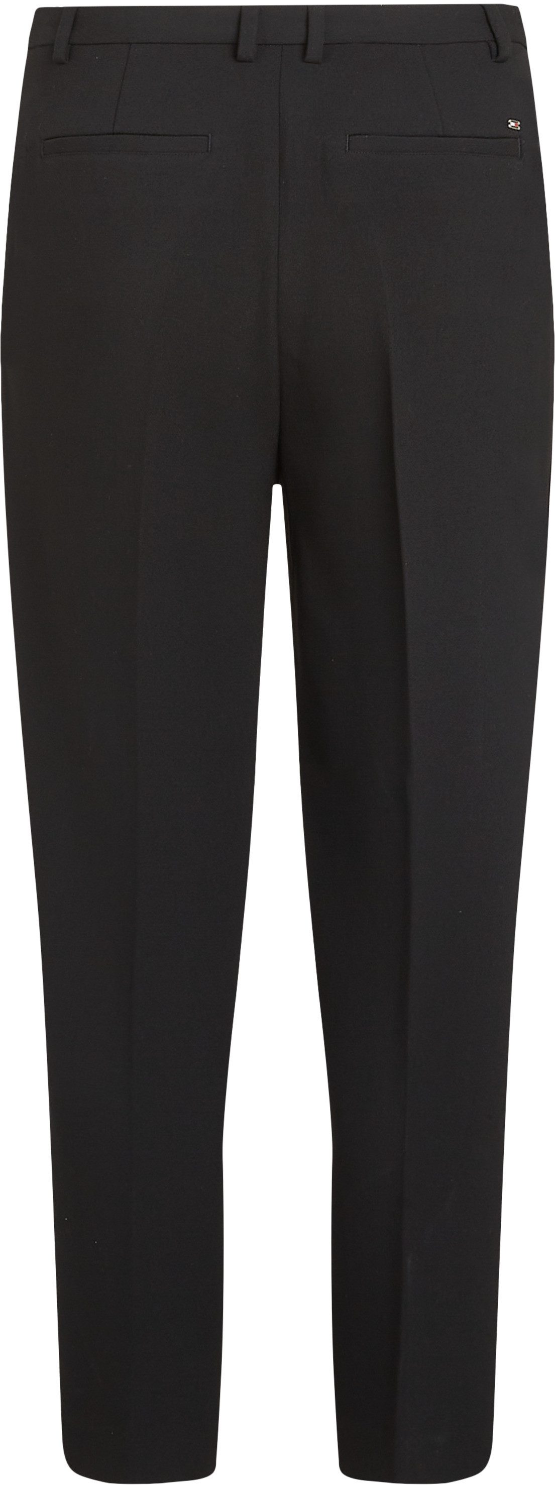 Tommy Hilfiger Geweven broek PUNTO SLIM STRAIGHT PANT met strijkvouwen metalen label