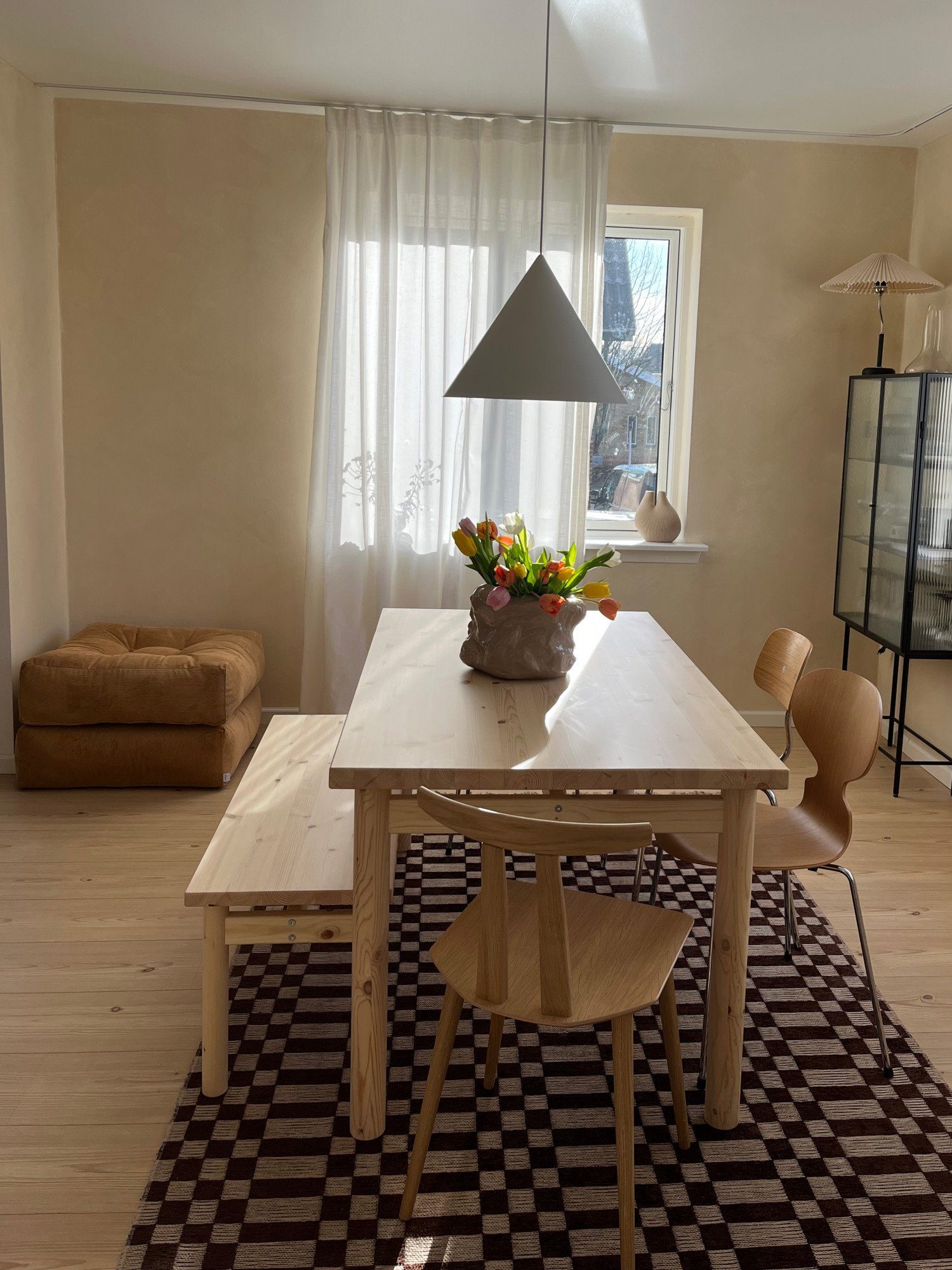 Karup Eettafel PACE DINING TABLE van fsc®-gecertificeerd dennenhout, maat 150 x 75 cm.