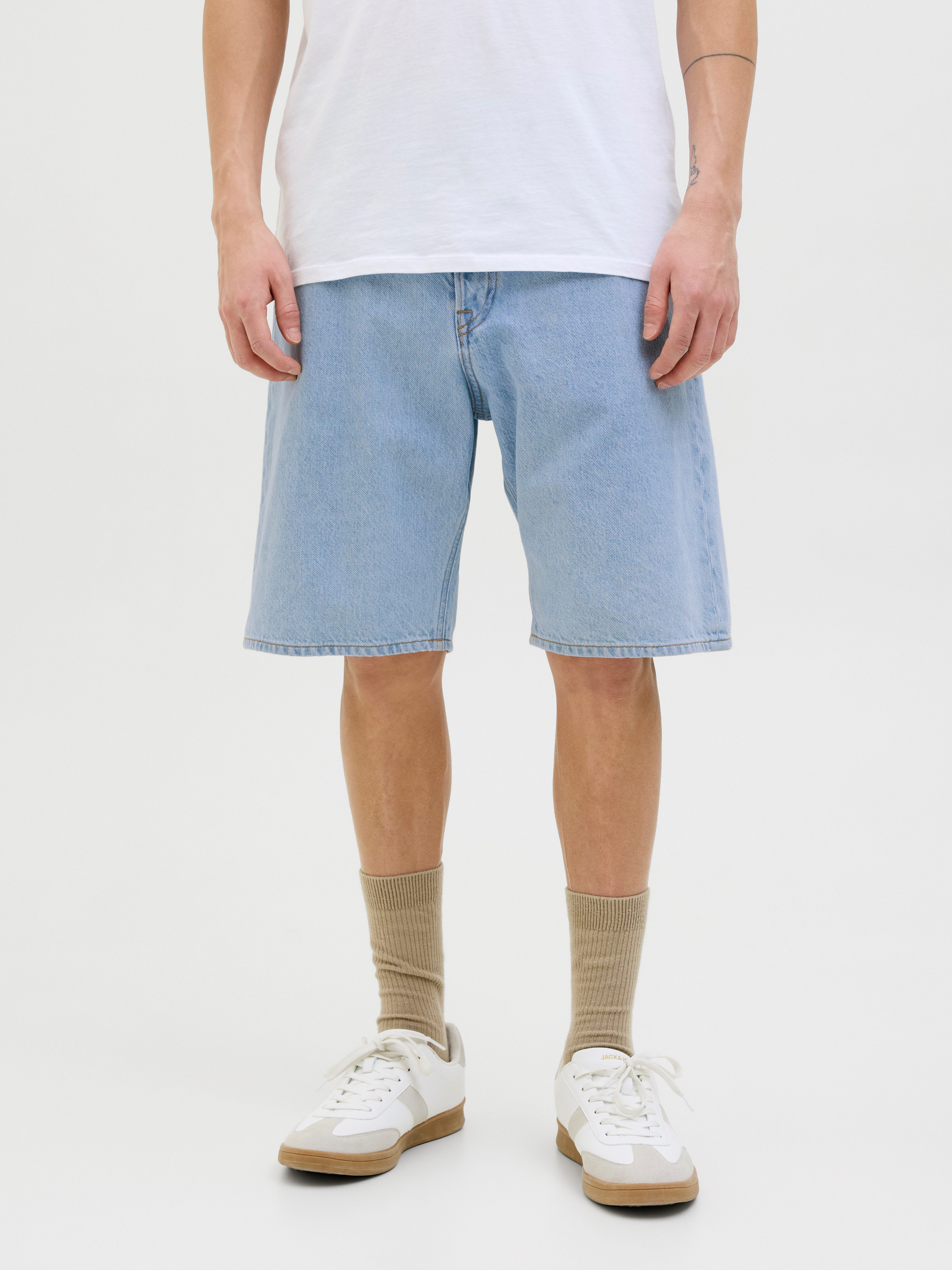 Jack & Jones Relaxshorts JJIALEX JJORIGINAL SHORTS SBD 300 SN heren sportshorts maat S blauw