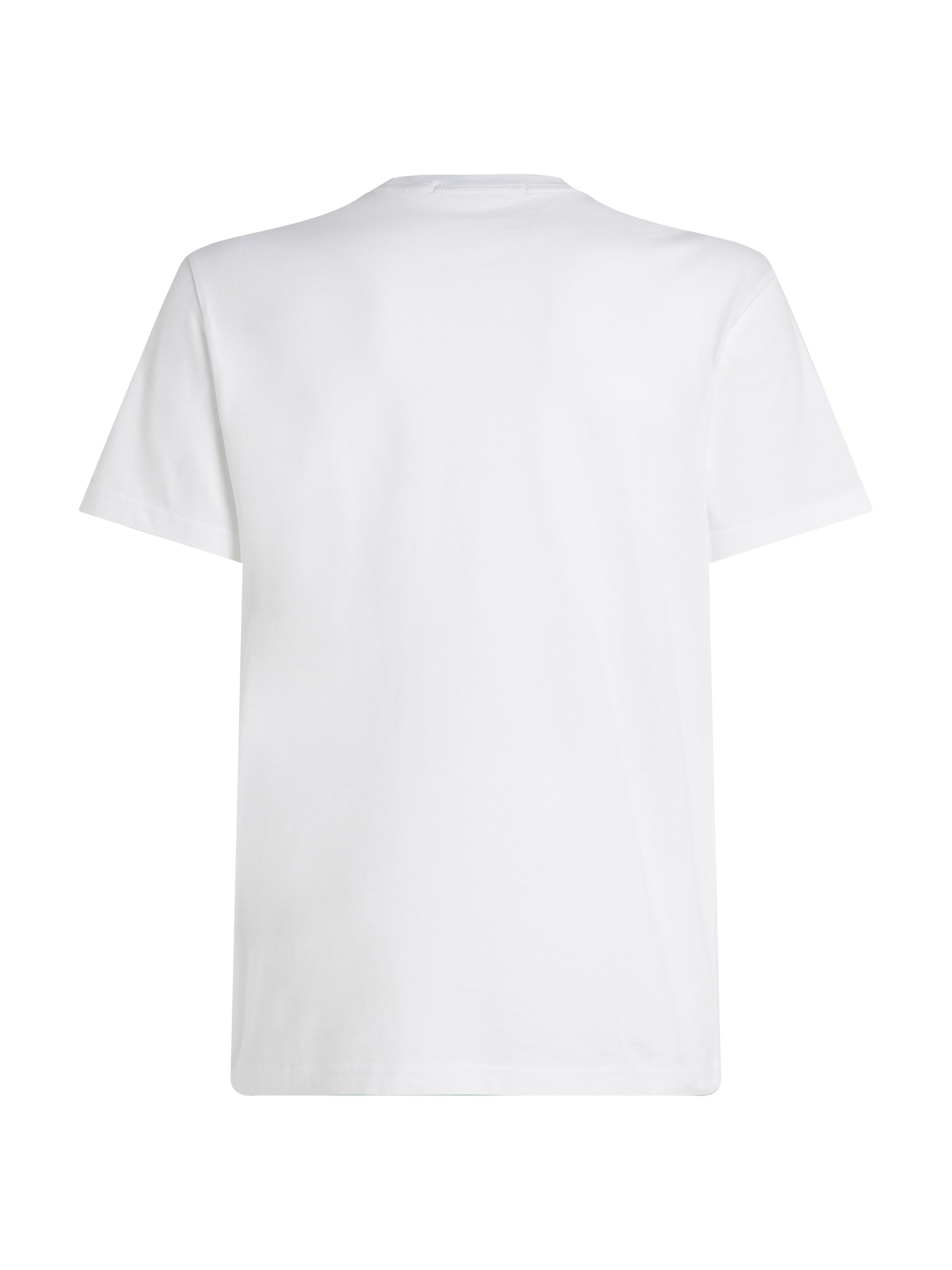 Calvin Klein T-shirt GRID BOX TEE met gestempeld logo