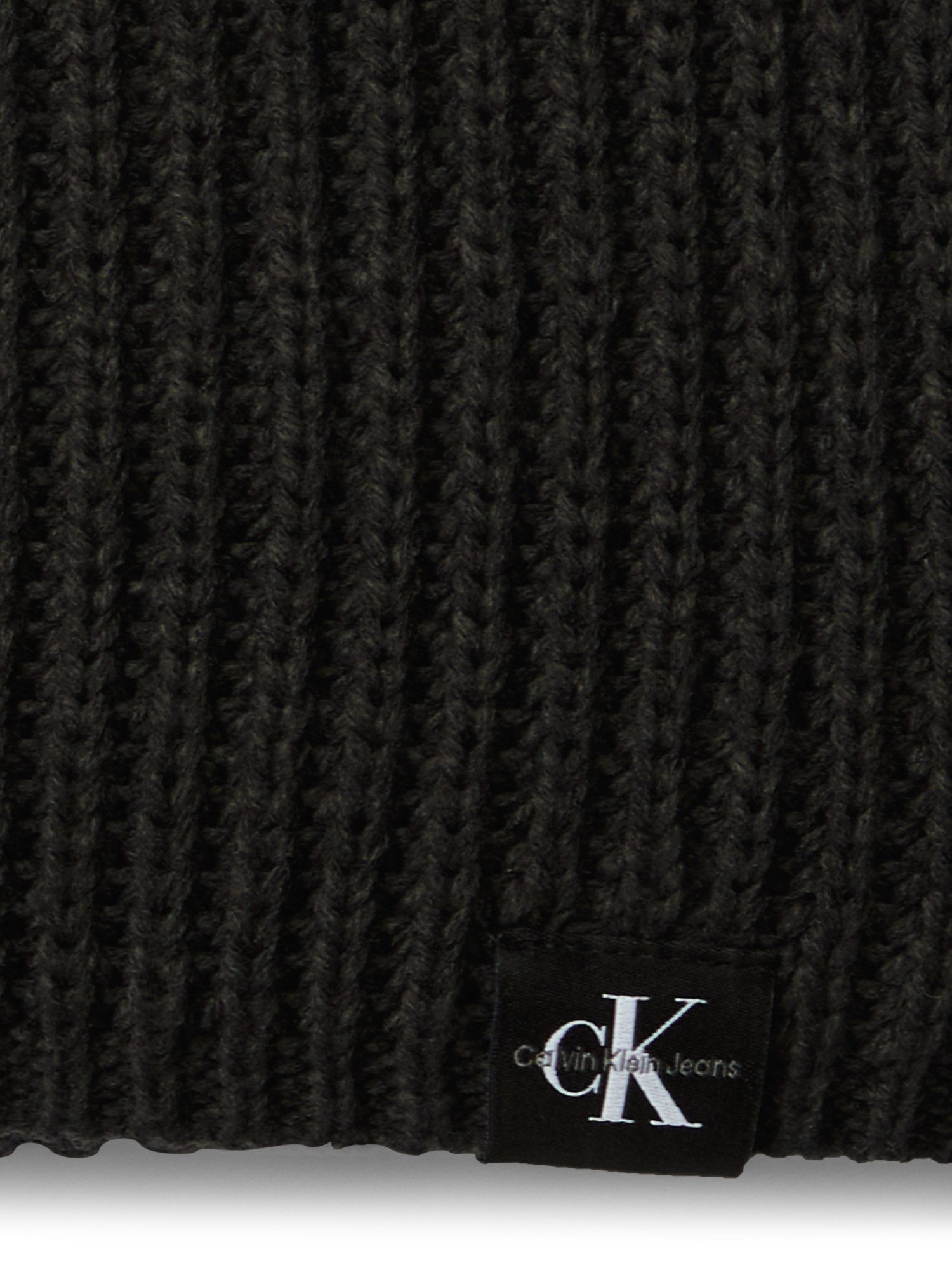 Calvin Klein Gebreide muts Monogram Rib Scarf Beanie Set