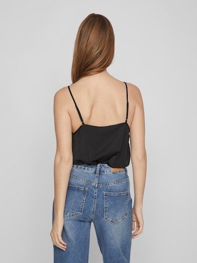 Vila Top met spaghettibandjes VICAVA V-NECK LACE SINGLET- NOOS