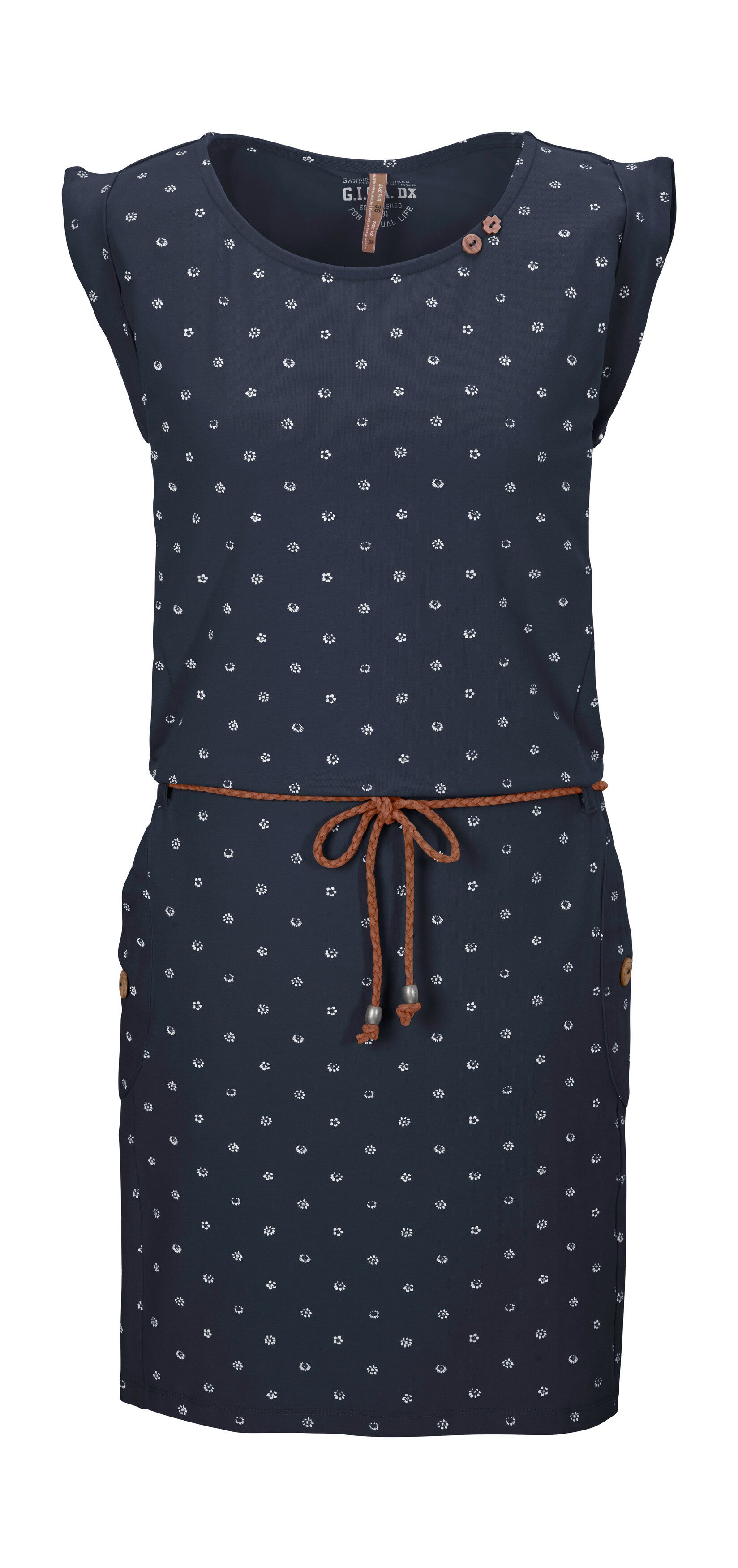 G.I.G.A. DX by killtec Zomerjurk GS 42 WMN DRSS Zomerjurk, comfortabel materiaal, allover-print, gevlochten riem