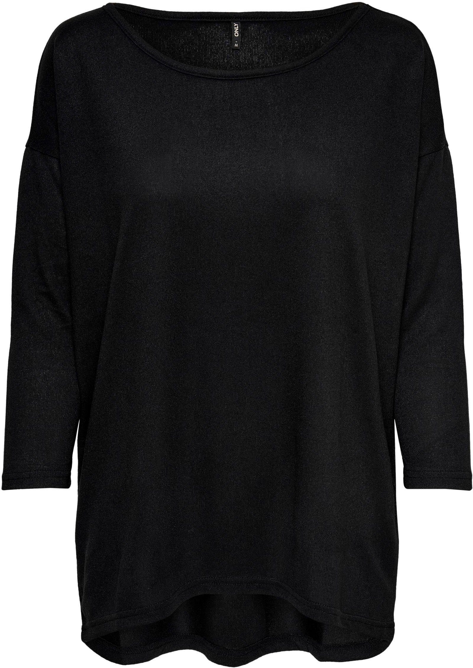 Only Shirt met 3/4 mouwen ONLELCOS 4/5 SOLID TOP