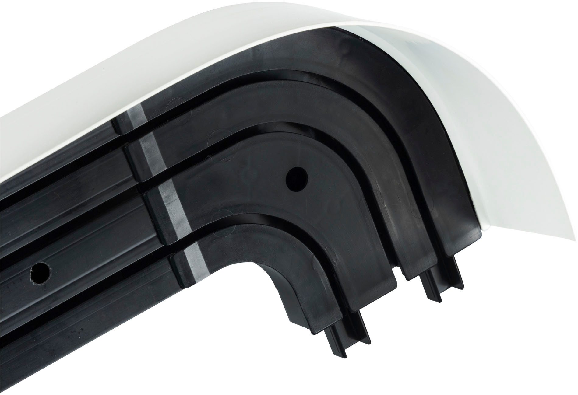 SN DECO GROUP Gordijnrail SH3 met rand 7,5 cm (1 stuk)