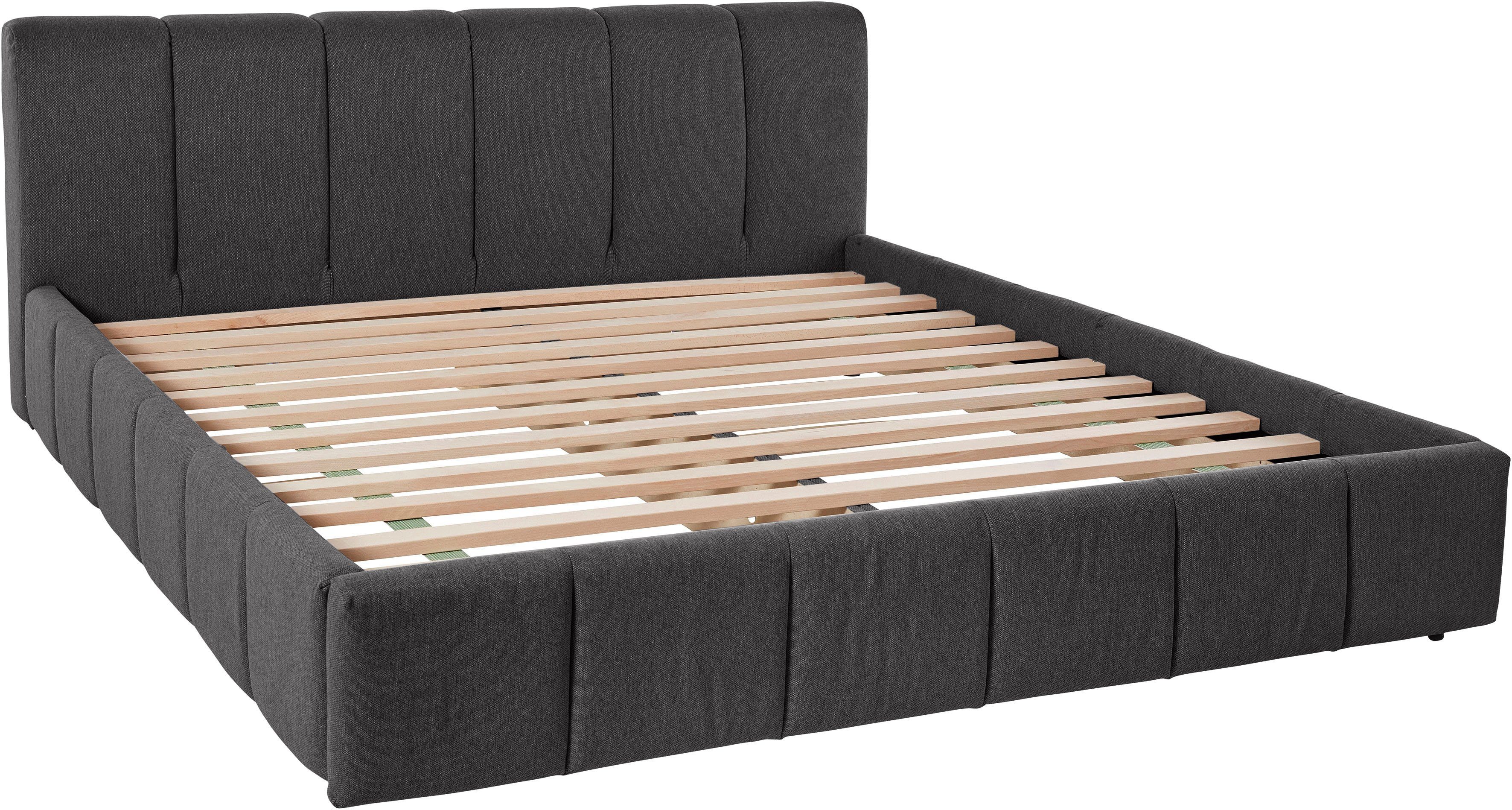 LeGer Home by Lena Gercke Gestoffeerd bed Maileen in 5 breedten en 3 kleuren, incl. rolbodem