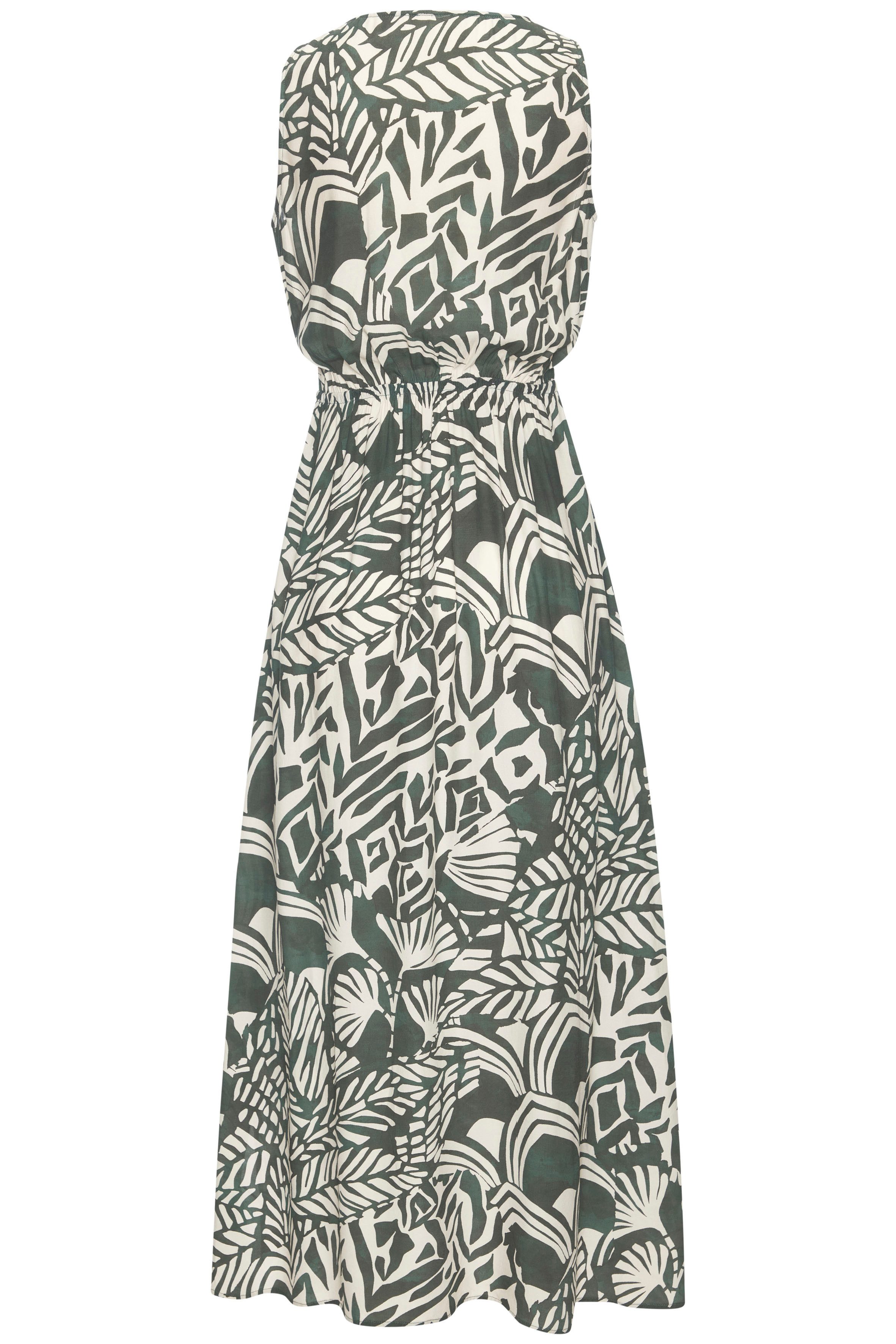 Lascana Maxi-jurk met alloverprint, zijslitsen, geweven stof
