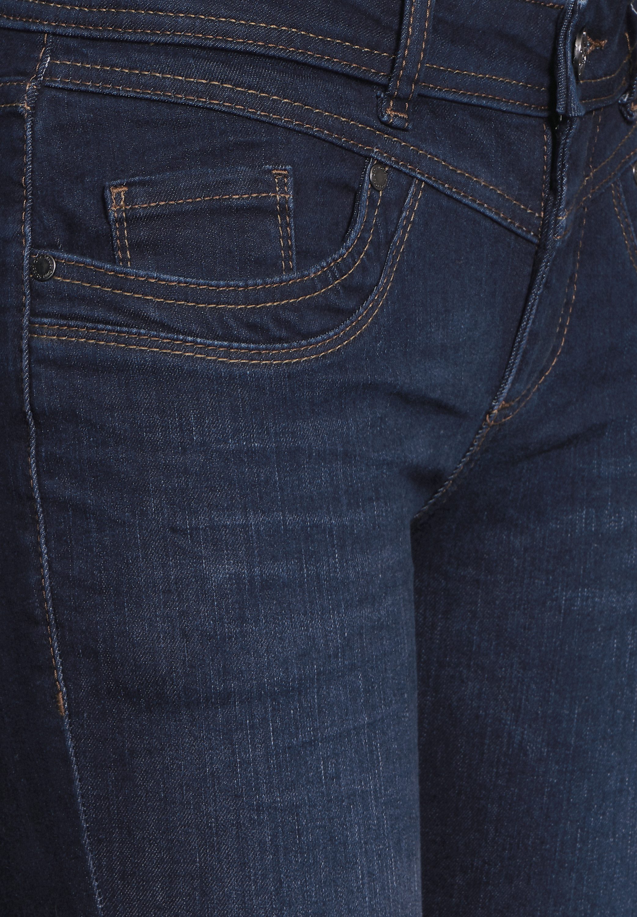 STREET ONE Slim fit jeans Style York in five-pocketsstijl