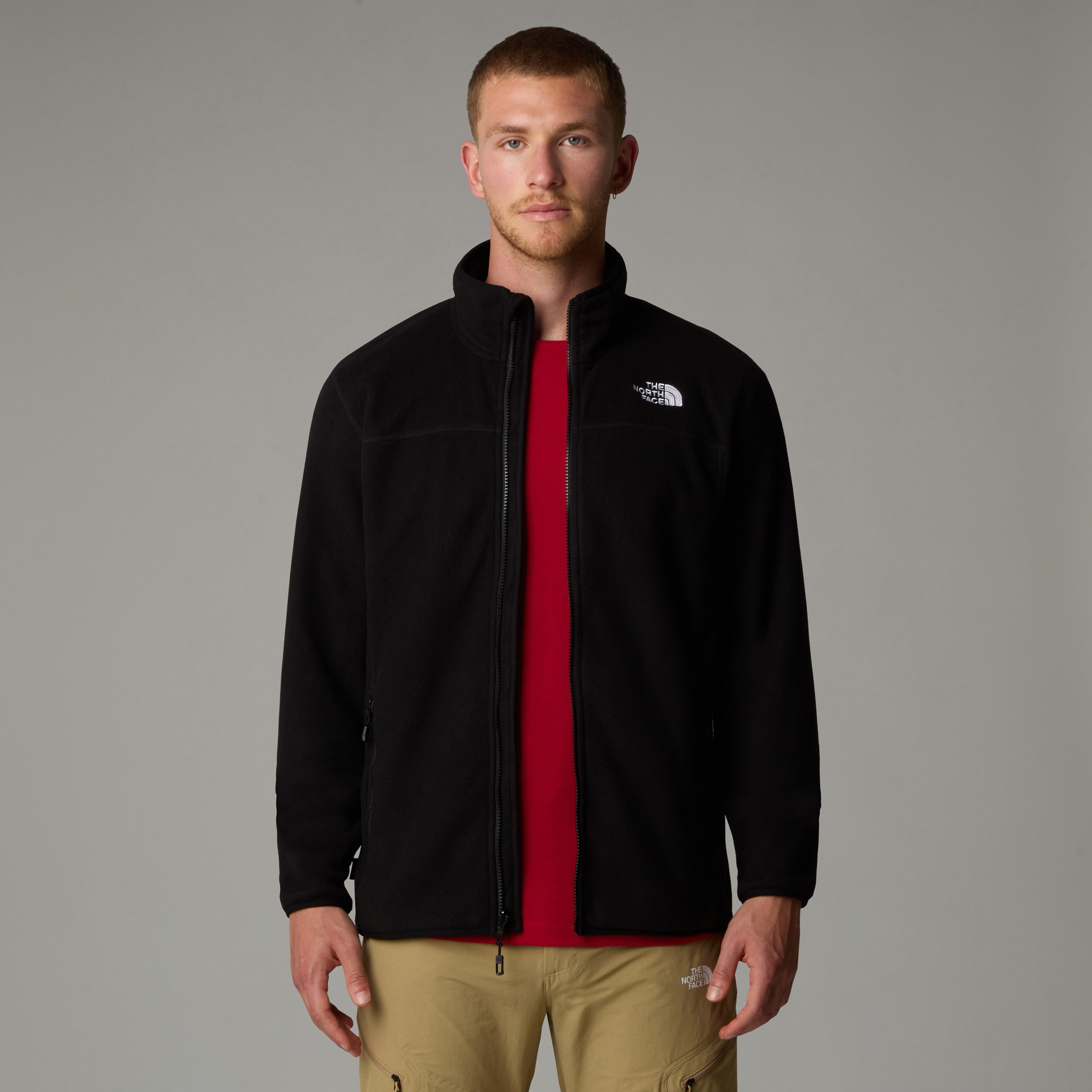 The North Face Fleecejack M 100 GLACIER FULL ZIP - EU van zachte, geborstelde microvezel-fleece