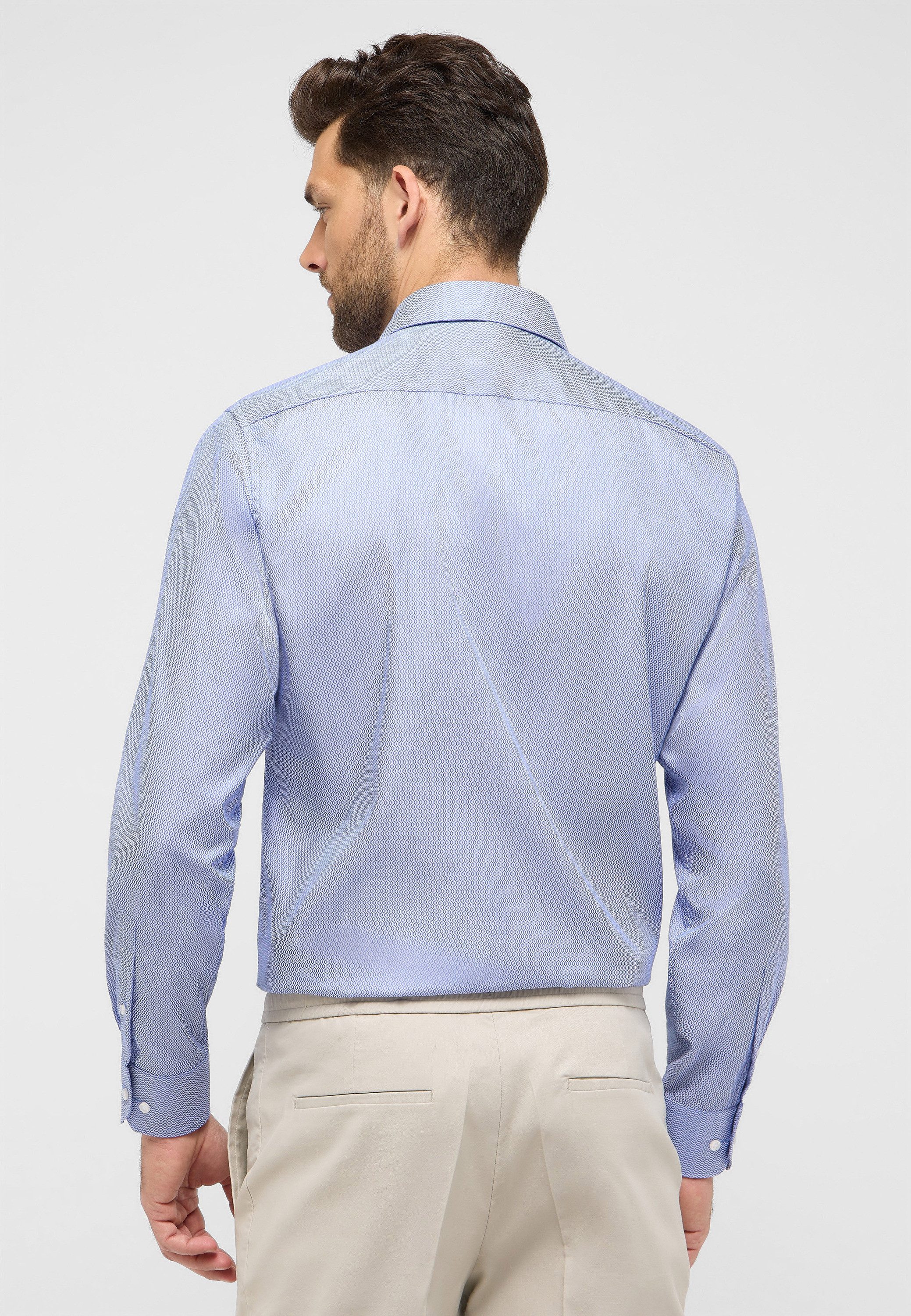 Eterna Overhemd met lange mouwen MODERN FIT NON IRON (strijkvrij)