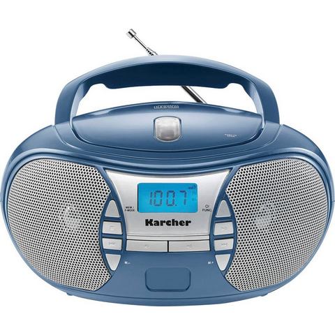 Karcher RR 5025 FM CD-radio AUX, CD, FM Blauw