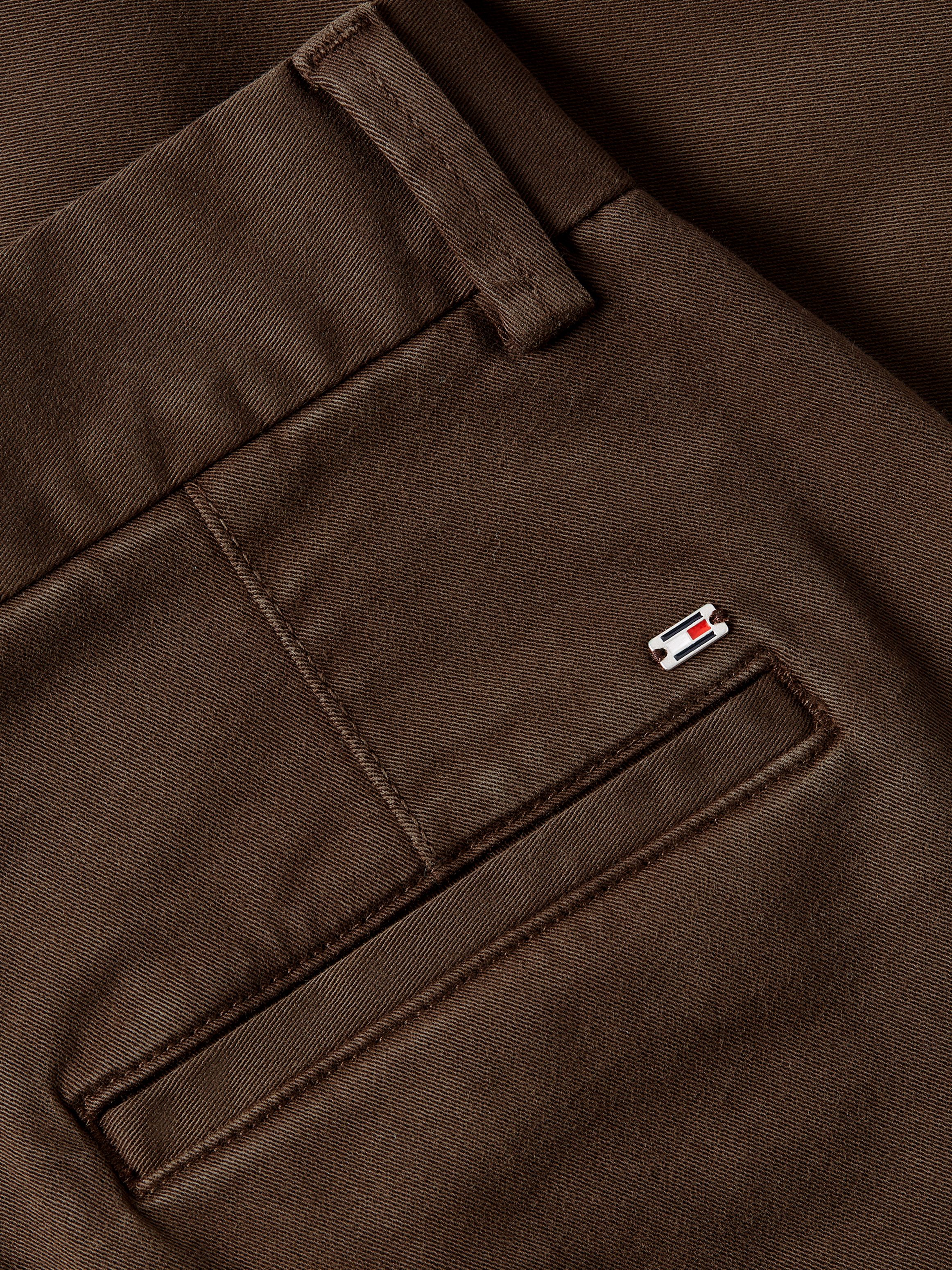 Tommy Hilfiger Stretchbroek met geborduurd logo