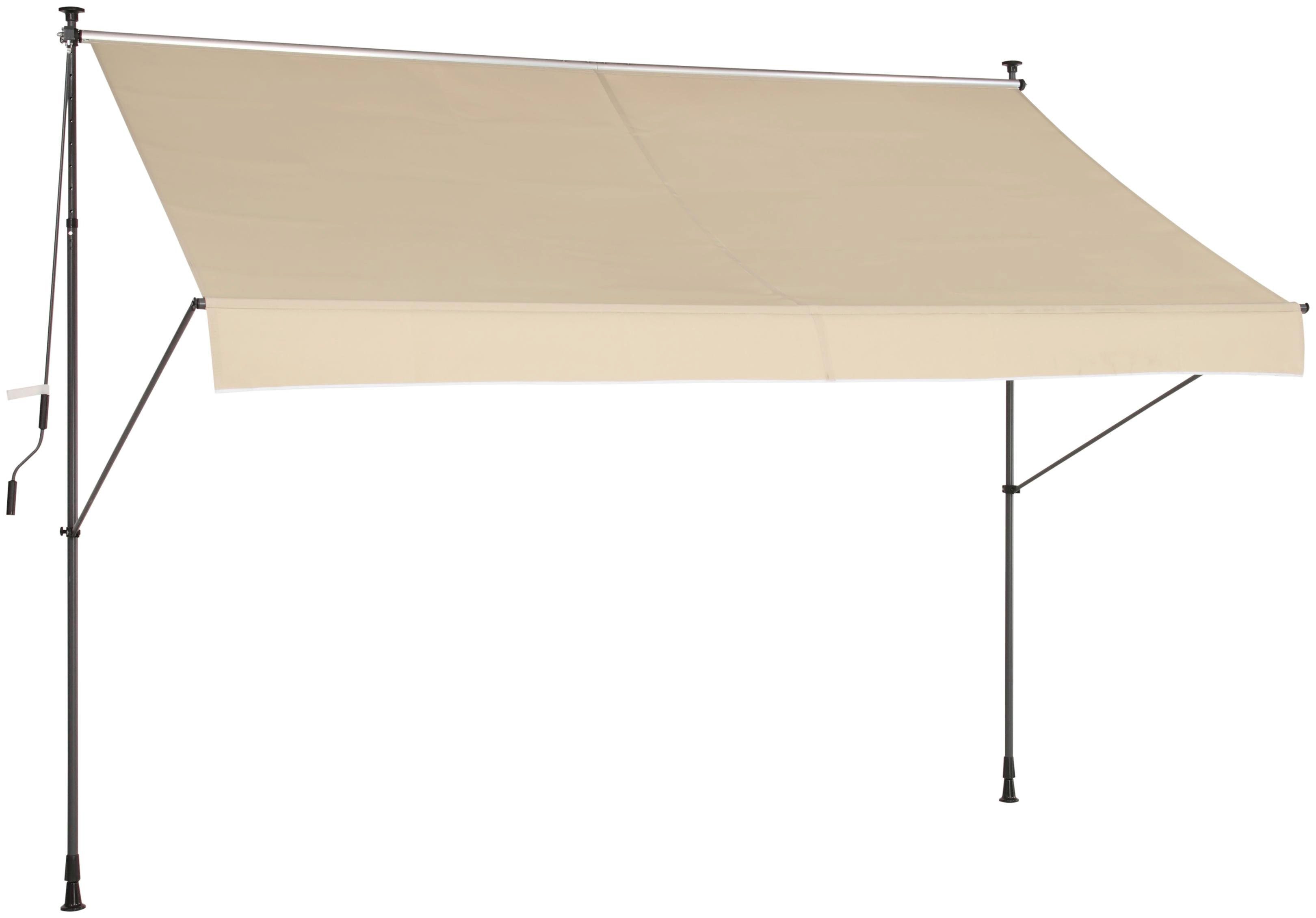 KONIFERA Klemzonnescherm Breedte/ uitval: 200x120 cm