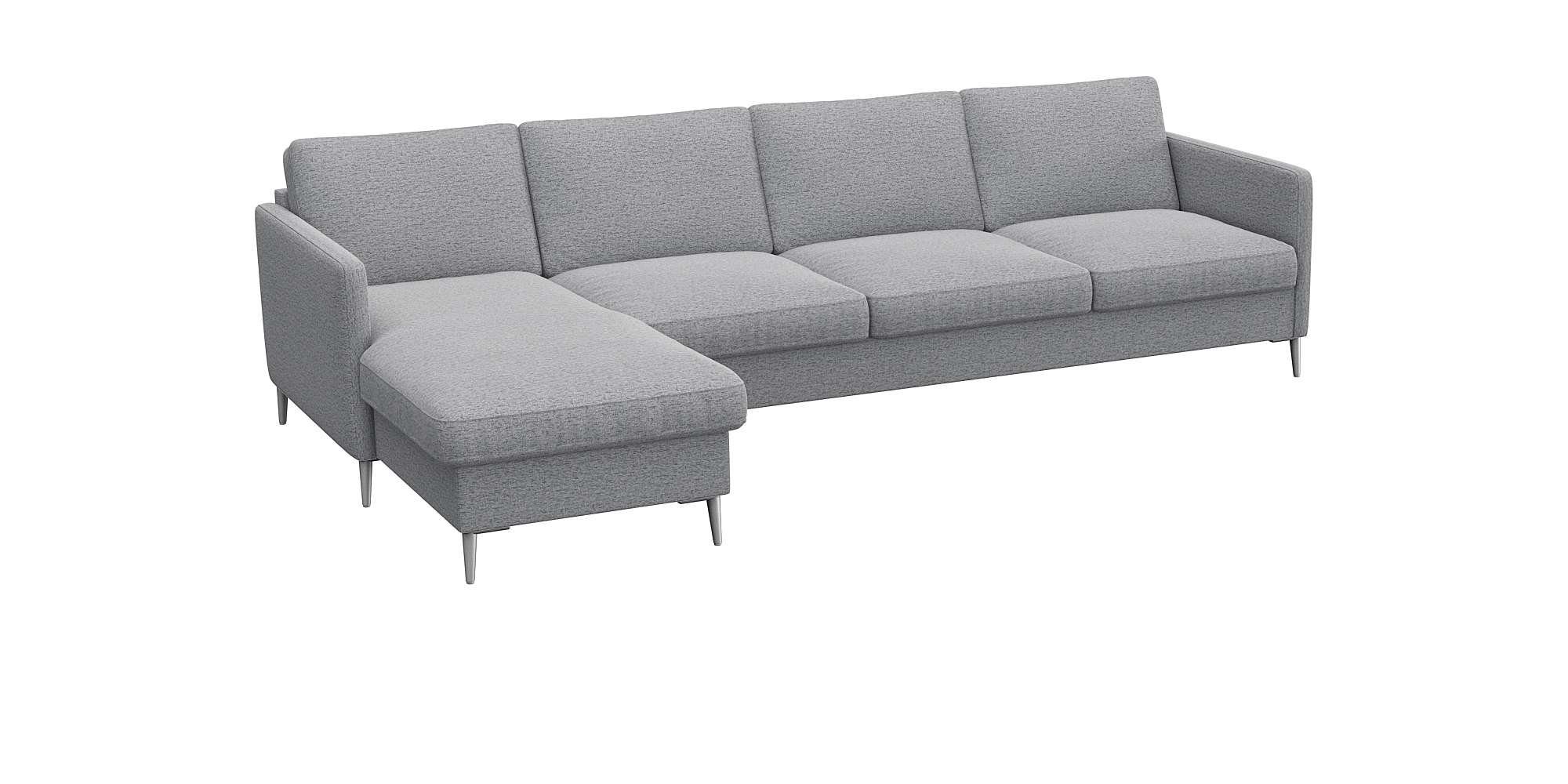 FLEXLUX Hoekbank Fiore, super zitcomfort door koudschuim in de zitting, L-vorm