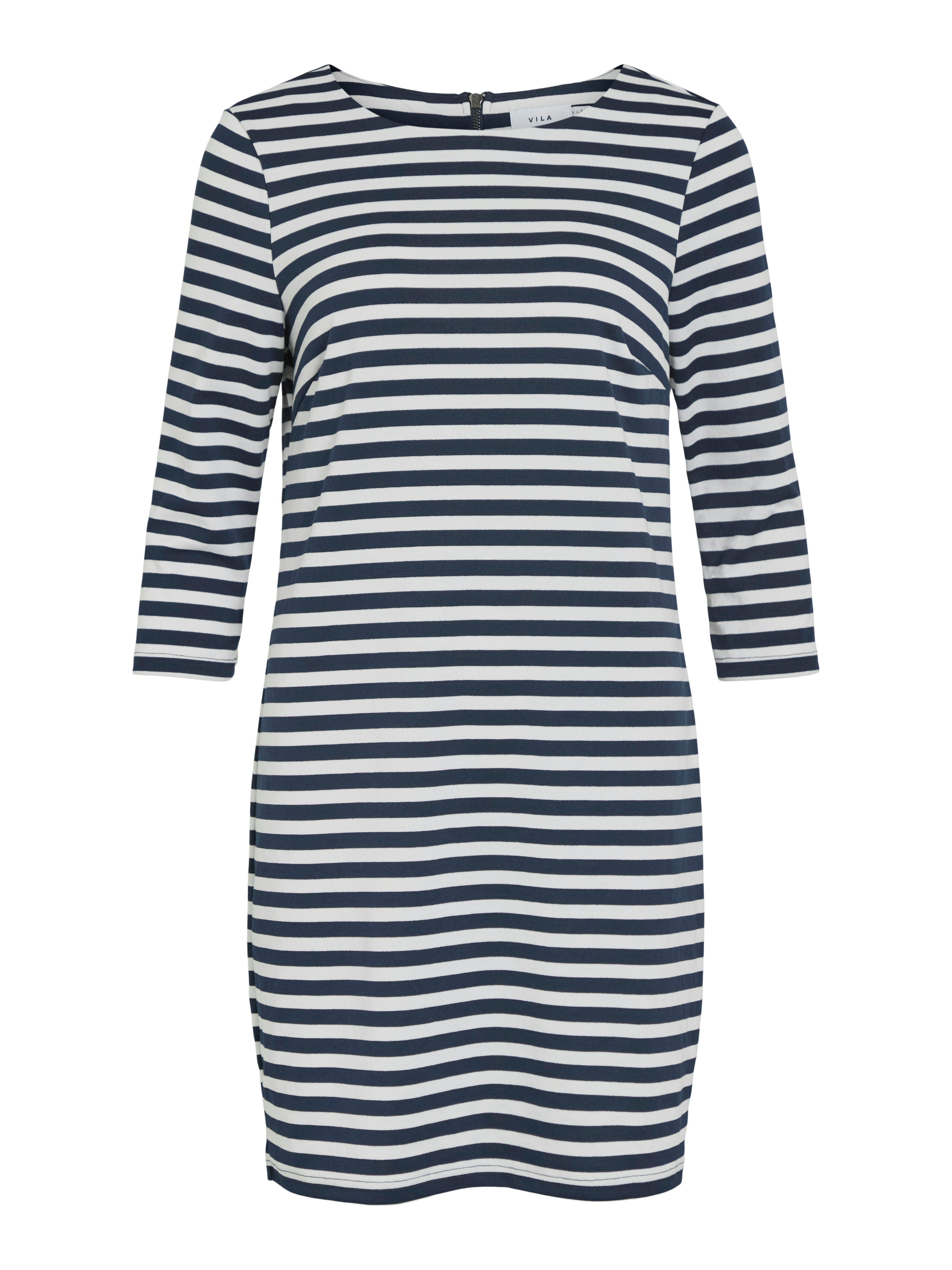 Vila Jerseyjurk VININNY 3 4 O-NECK DRESS LC