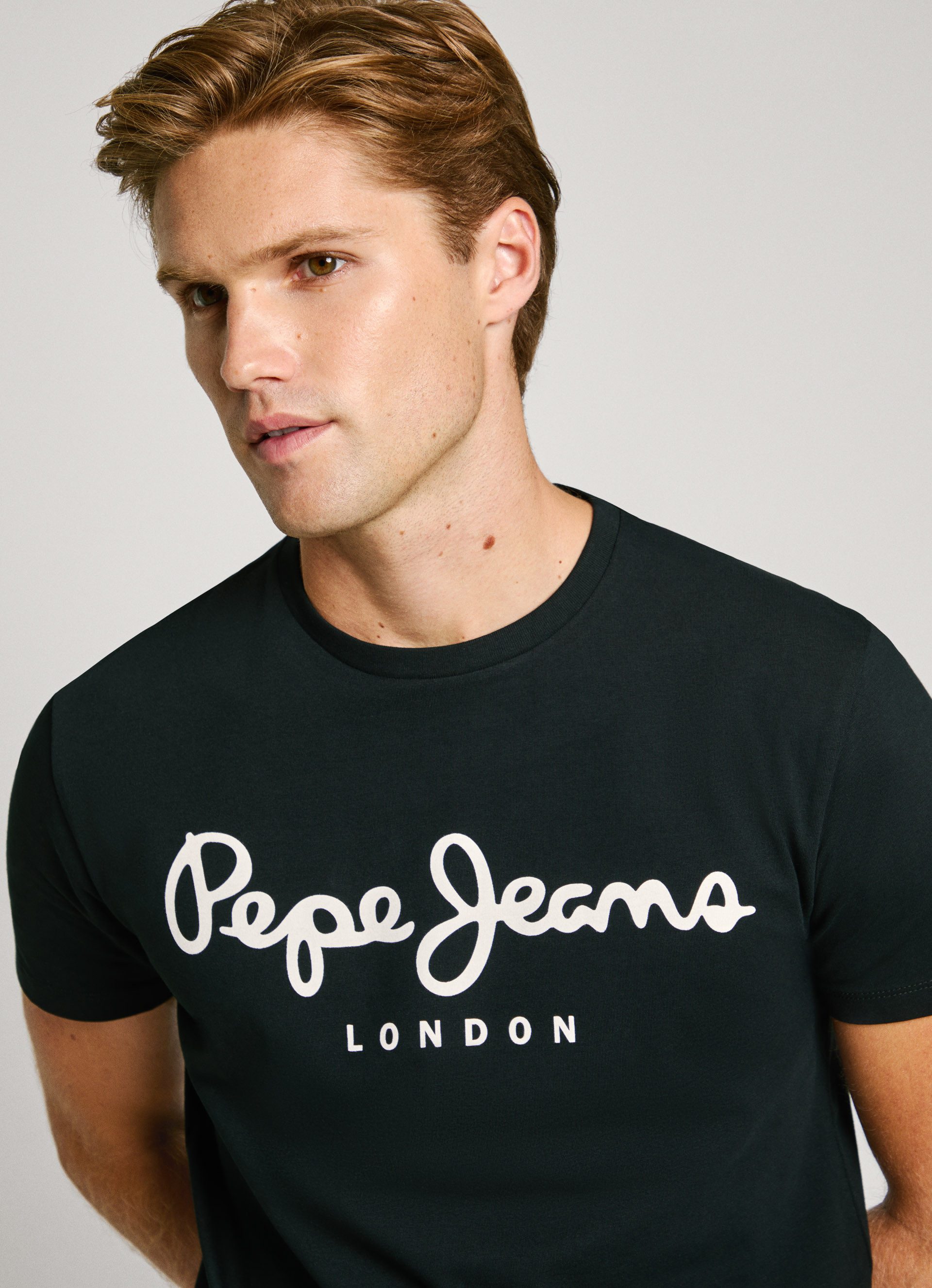 Pepe Jeans T-shirt met merkprint voor