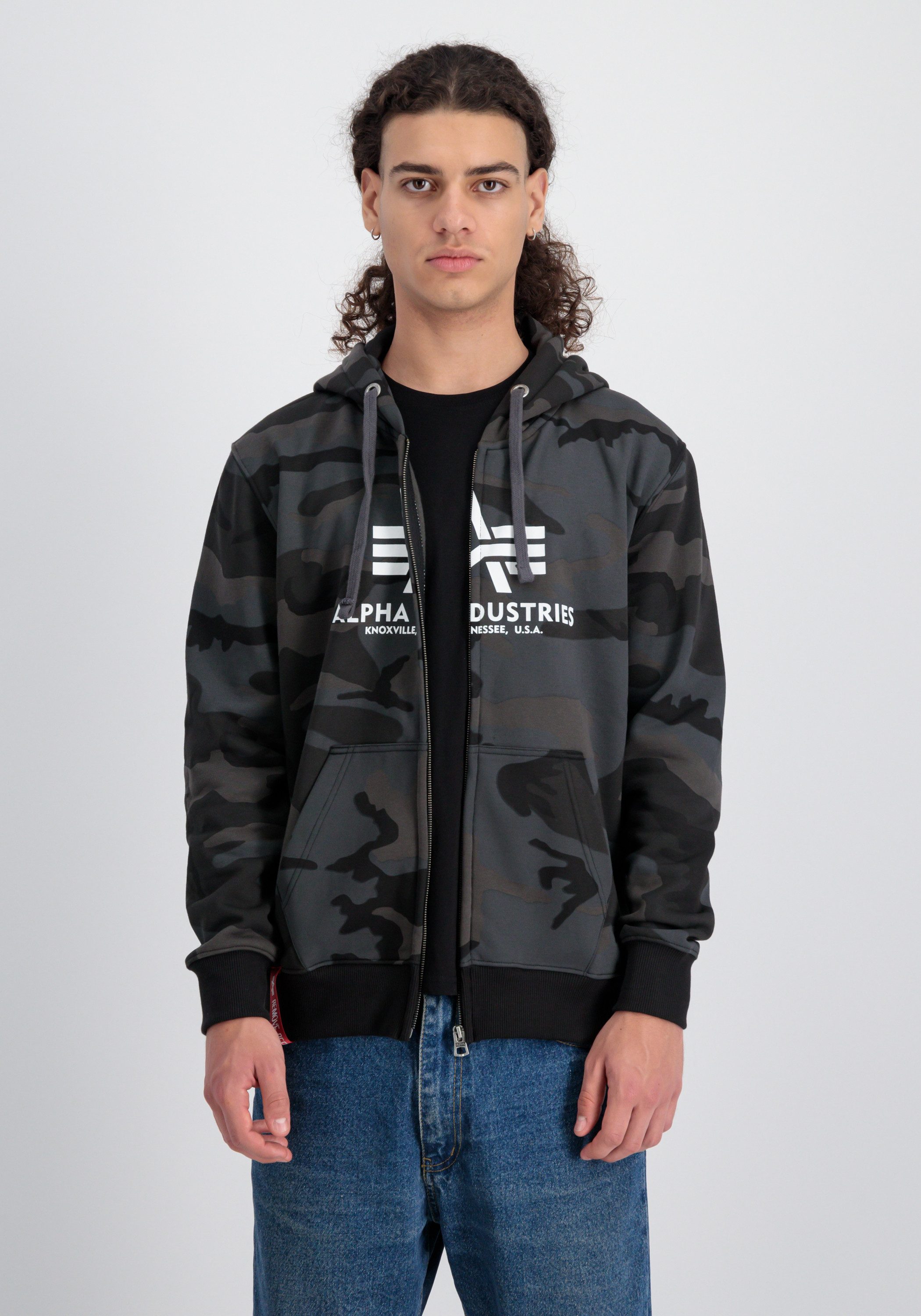Alpha Industries Hoodie Alpha Industries Men - Hoodies Basic Zip Hoodie Camo