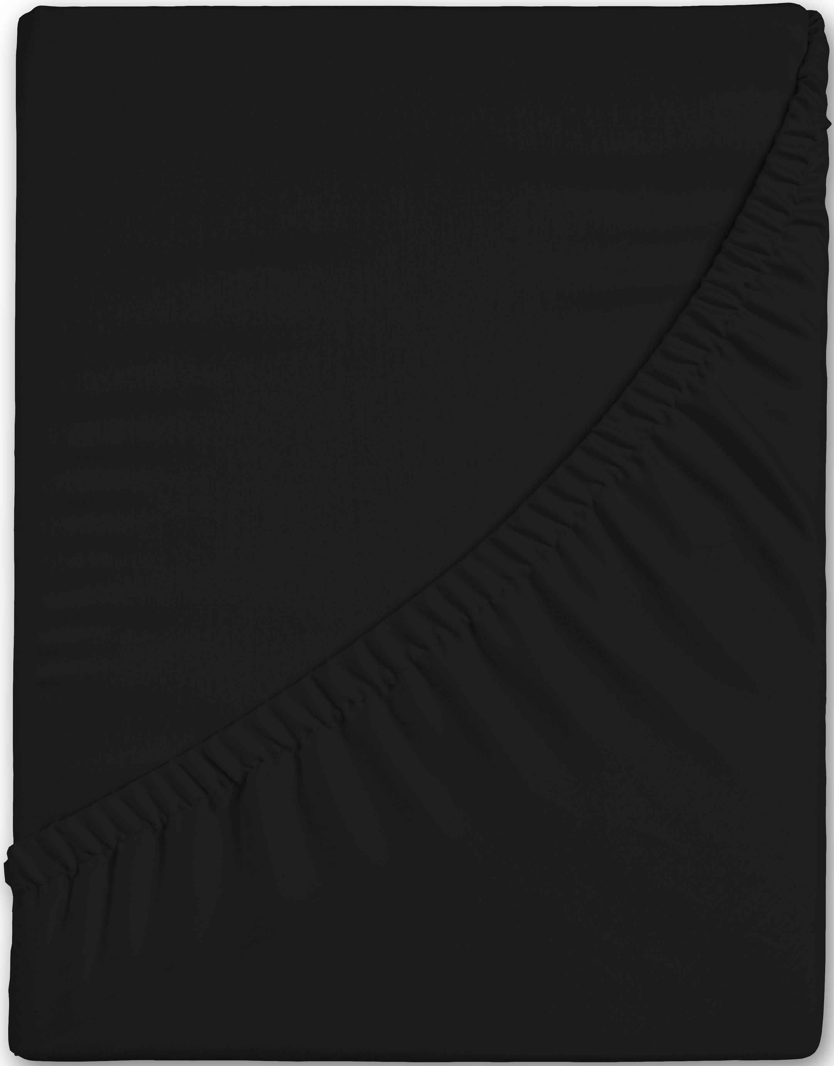 good morning Hoeslaken Jersey Spannbettlaken 100% katoen, jersey, volledige elastiek, tot 25 cm hoogte, 90/100x200, wit (1 stuk)