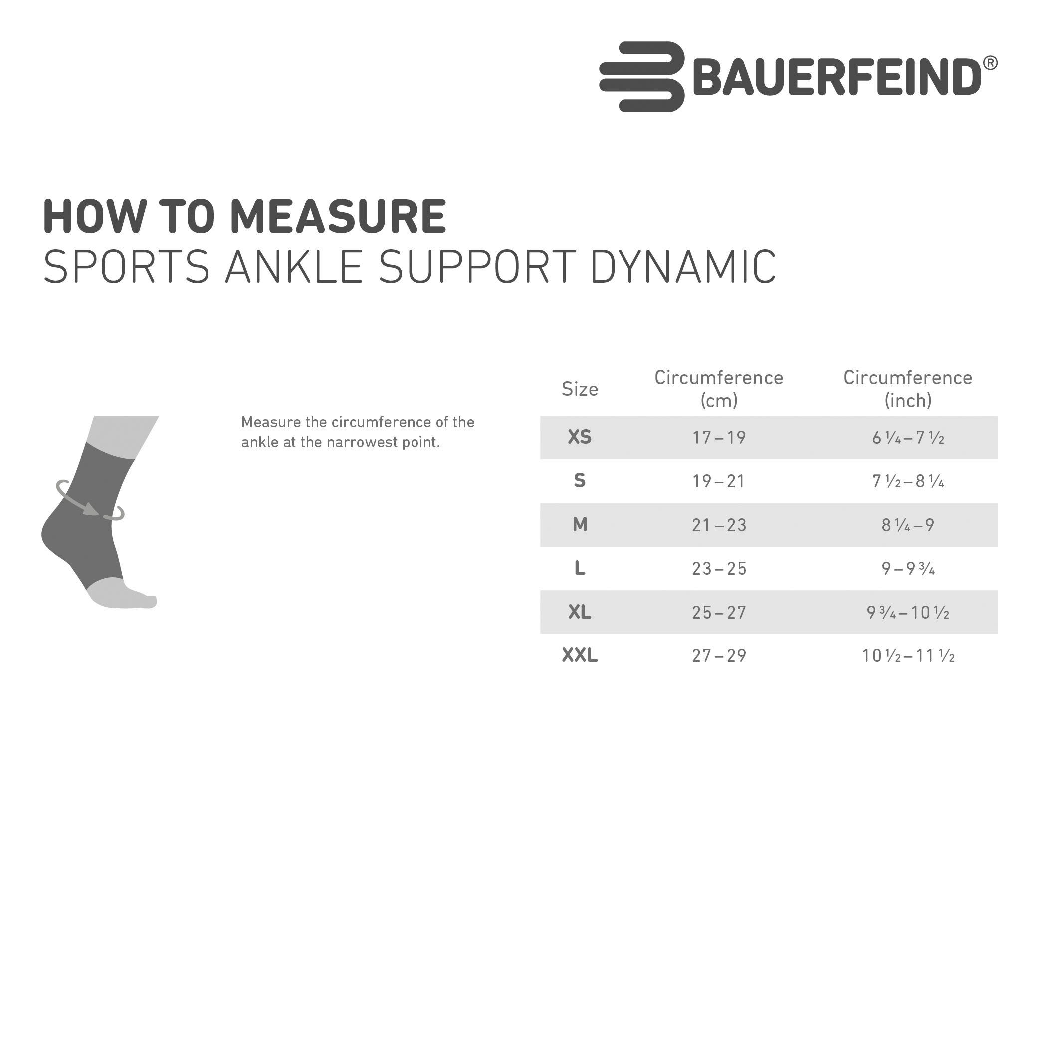 Bauerfeind Enkelbandage Ankle Support DYNAMIC