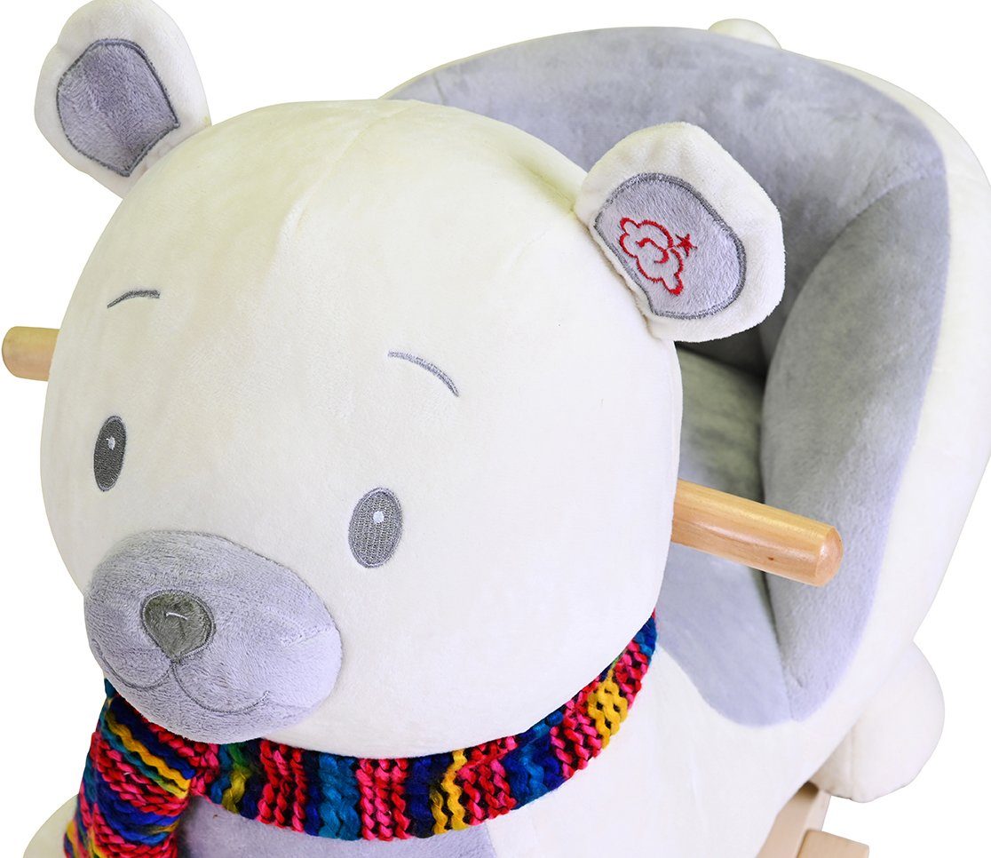 Knorrtoys® Schommeldier IJsbeer Fred met geluidsfunctie