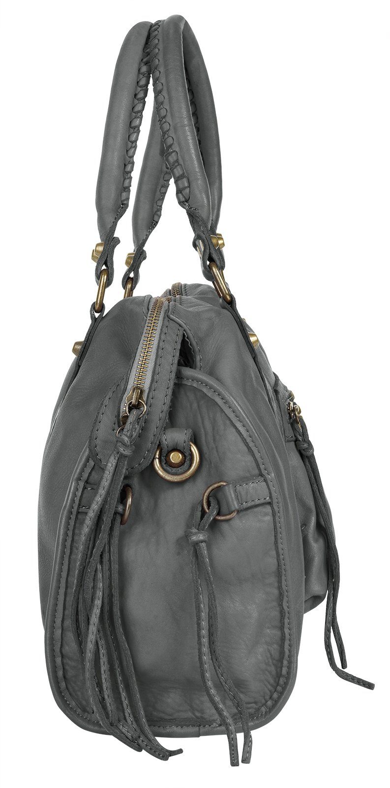 Samantha Look Shopper echt leer, made in italy (1-delig)