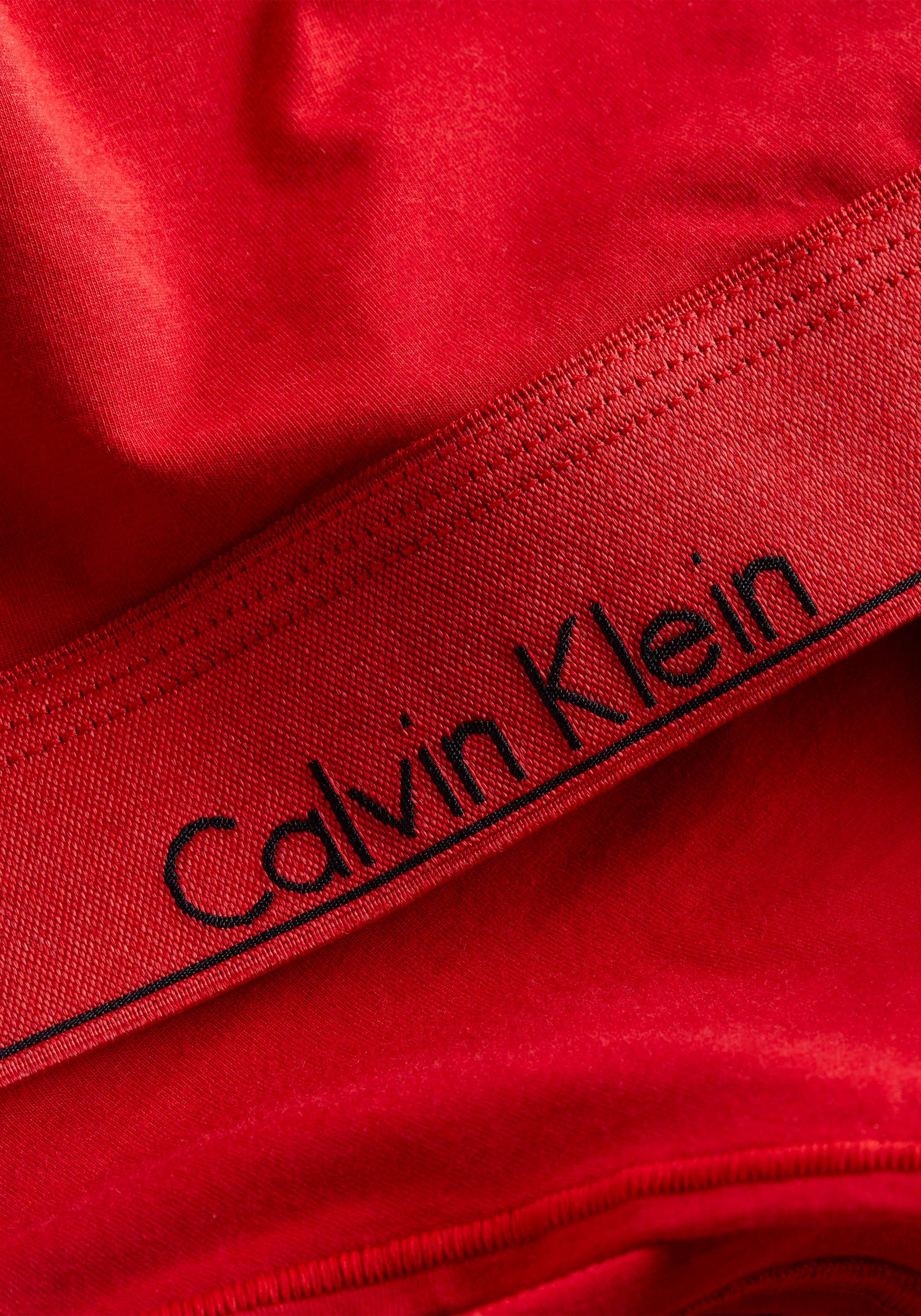 Calvin Klein Bralette UNLINED BRALETTE met ck logo-opschrift op de tailleband