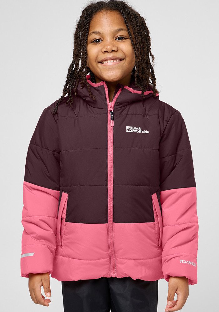 Jack Wolfskin TWO Hills Ins Jacket Kids Jack voor- en najaar Kinderen 116 enberry