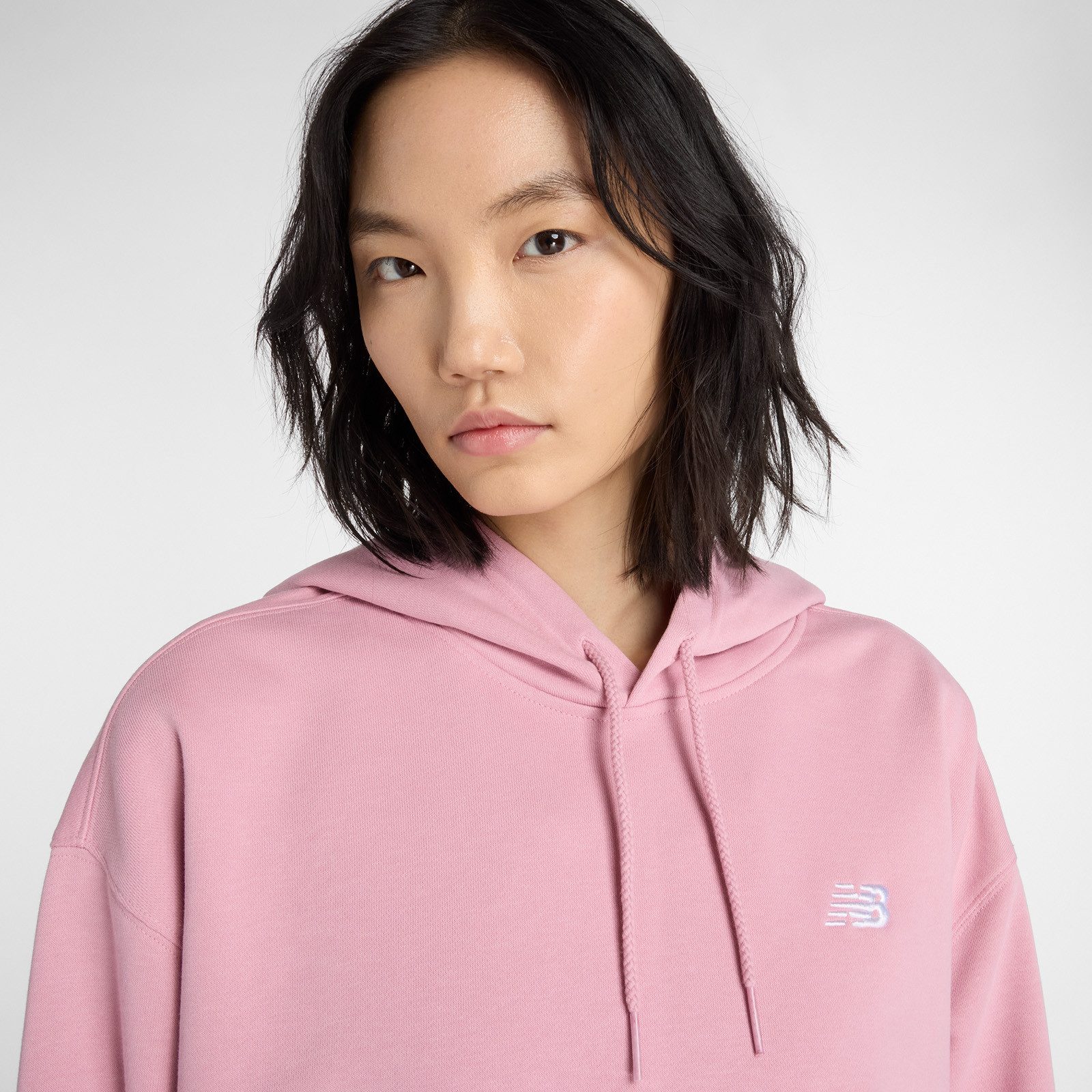 New Balance Hoodie Sport Essentials French Terry Hoodie PINK TAFFY