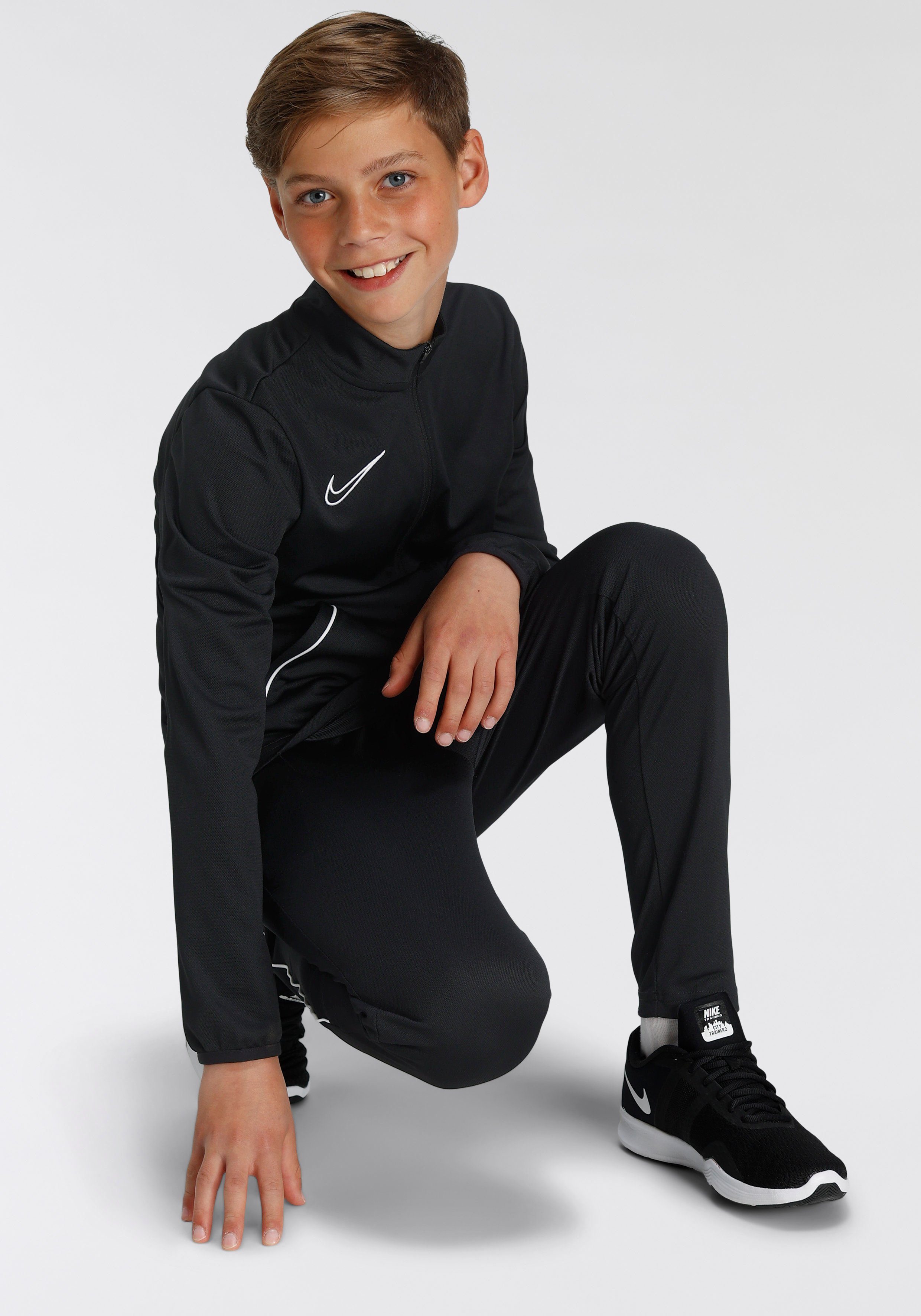 Nike Nike dri-fit academy trainingspak zwart-wit kinderen unisex