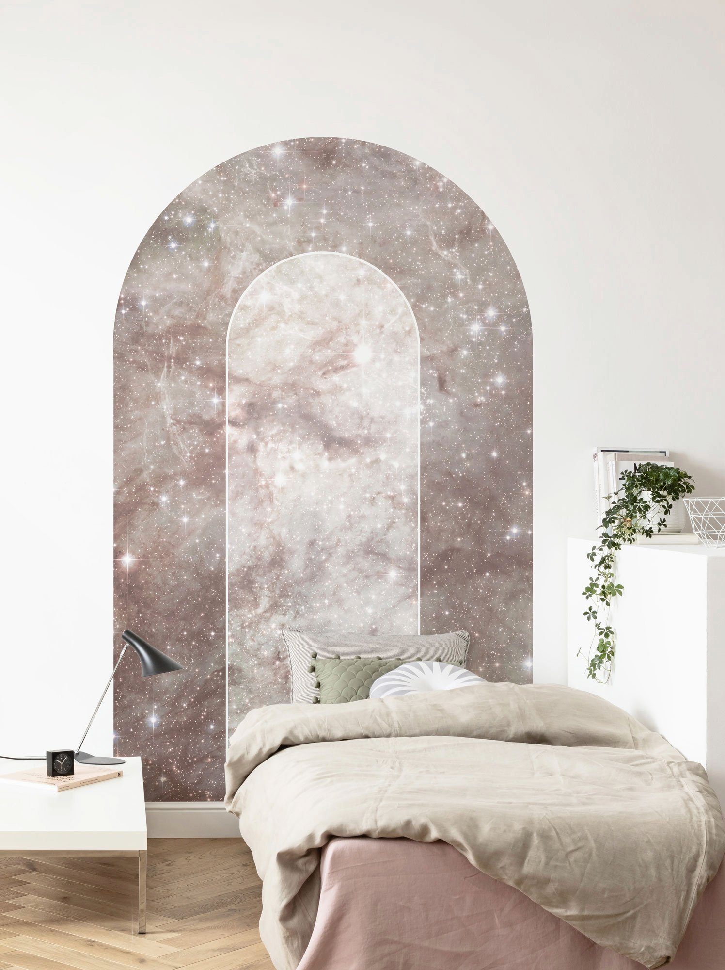 Komar Fotobehang Digitale print vlies - Mauve Diamond - Afmeting 127 x 200 cm (1 stuk)
