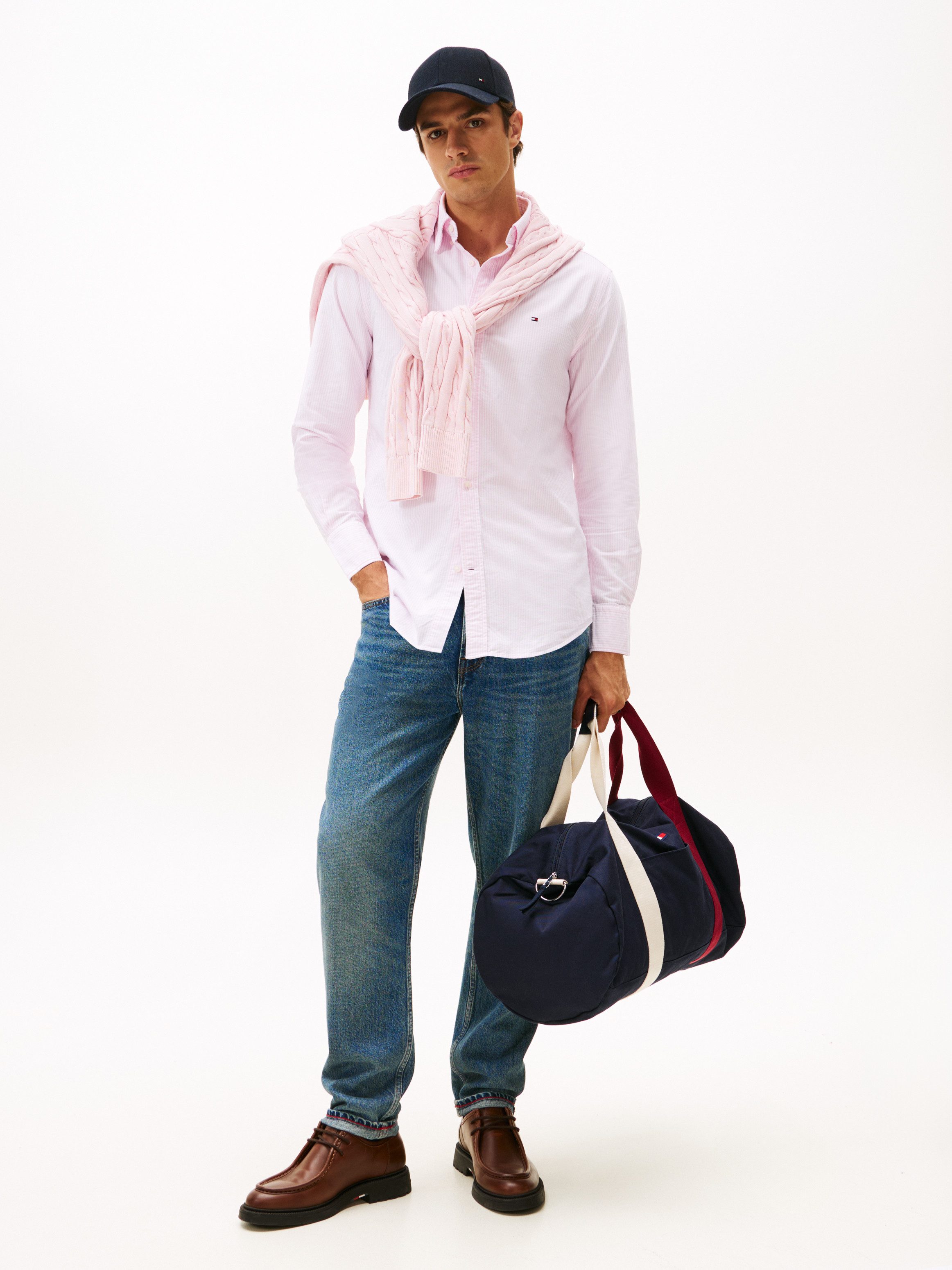 Tommy Hilfiger Overhemd met lange mouwen HERITAGE OXFORD STRIPE RF SHIRT