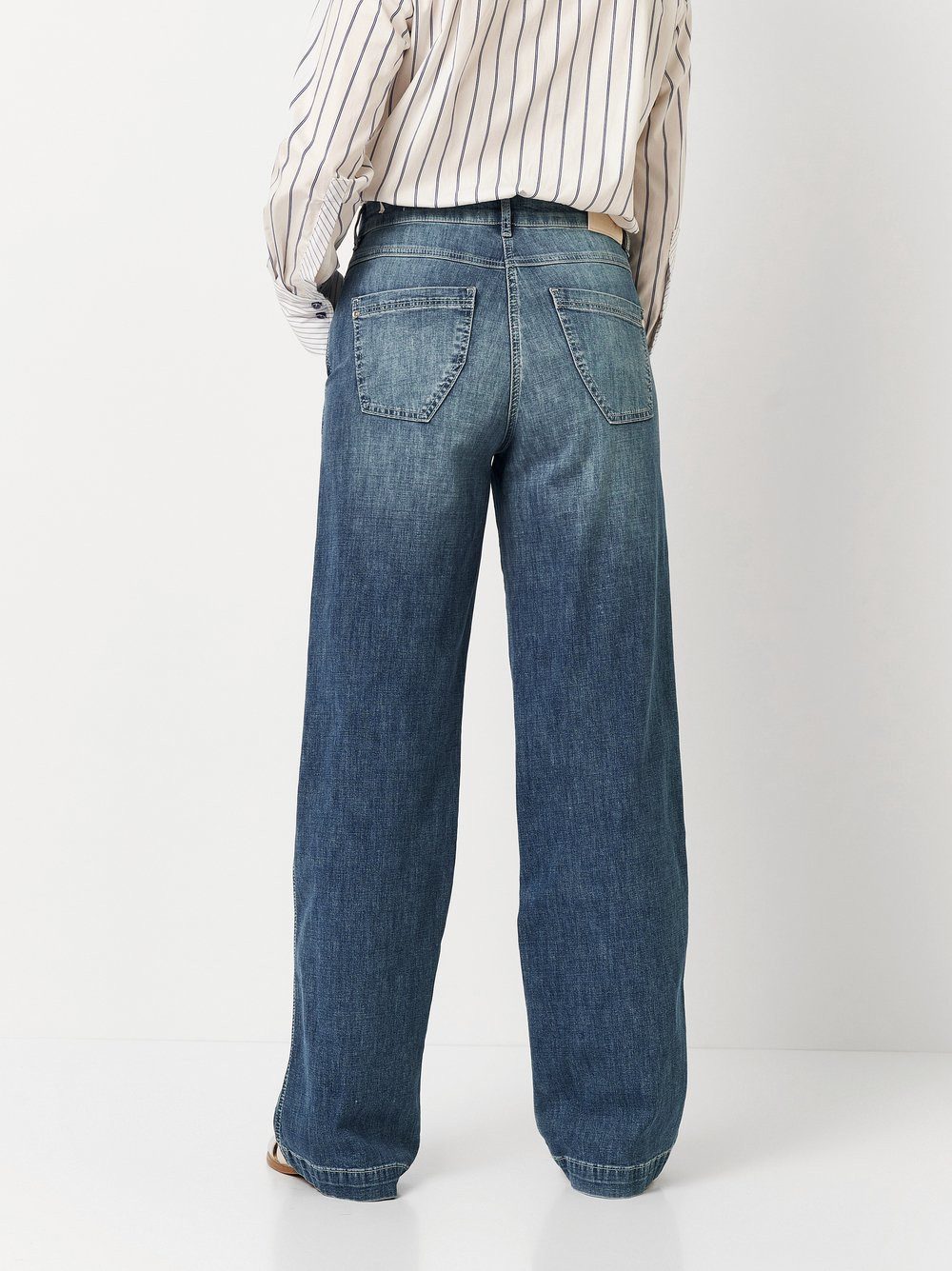 TONI Wijde jeans Liv in five-pocketsstijl