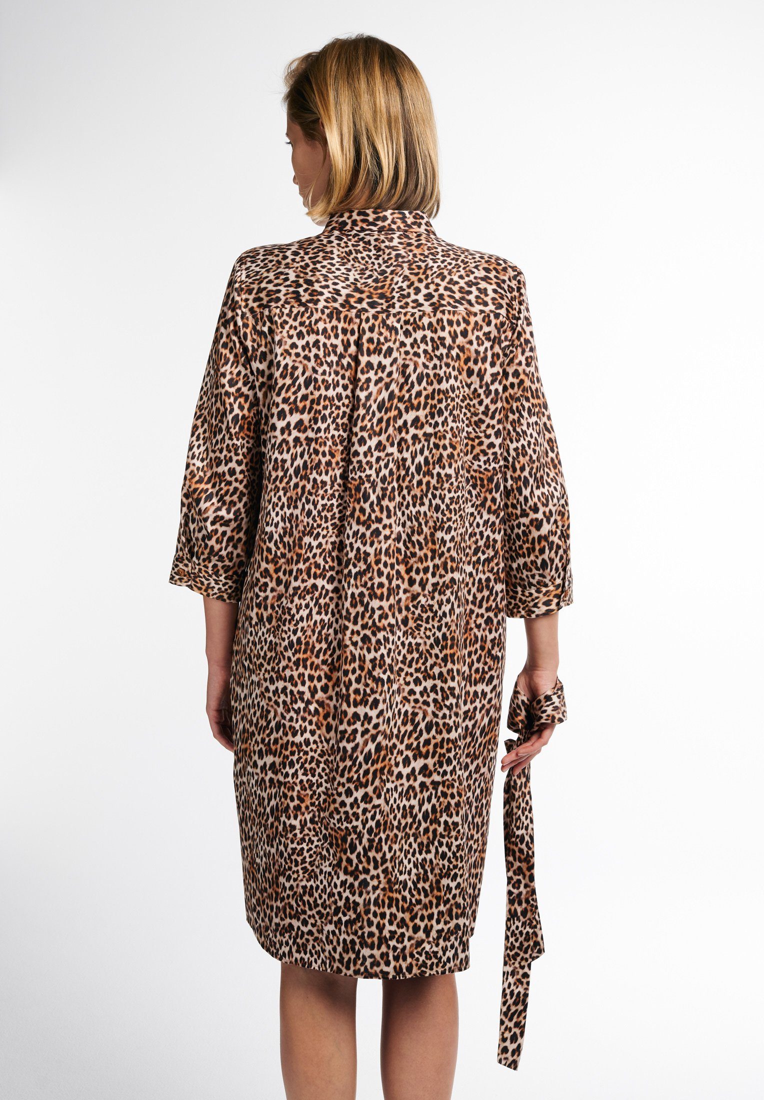 Eterna Jurk met overhemdkraag Loose fit