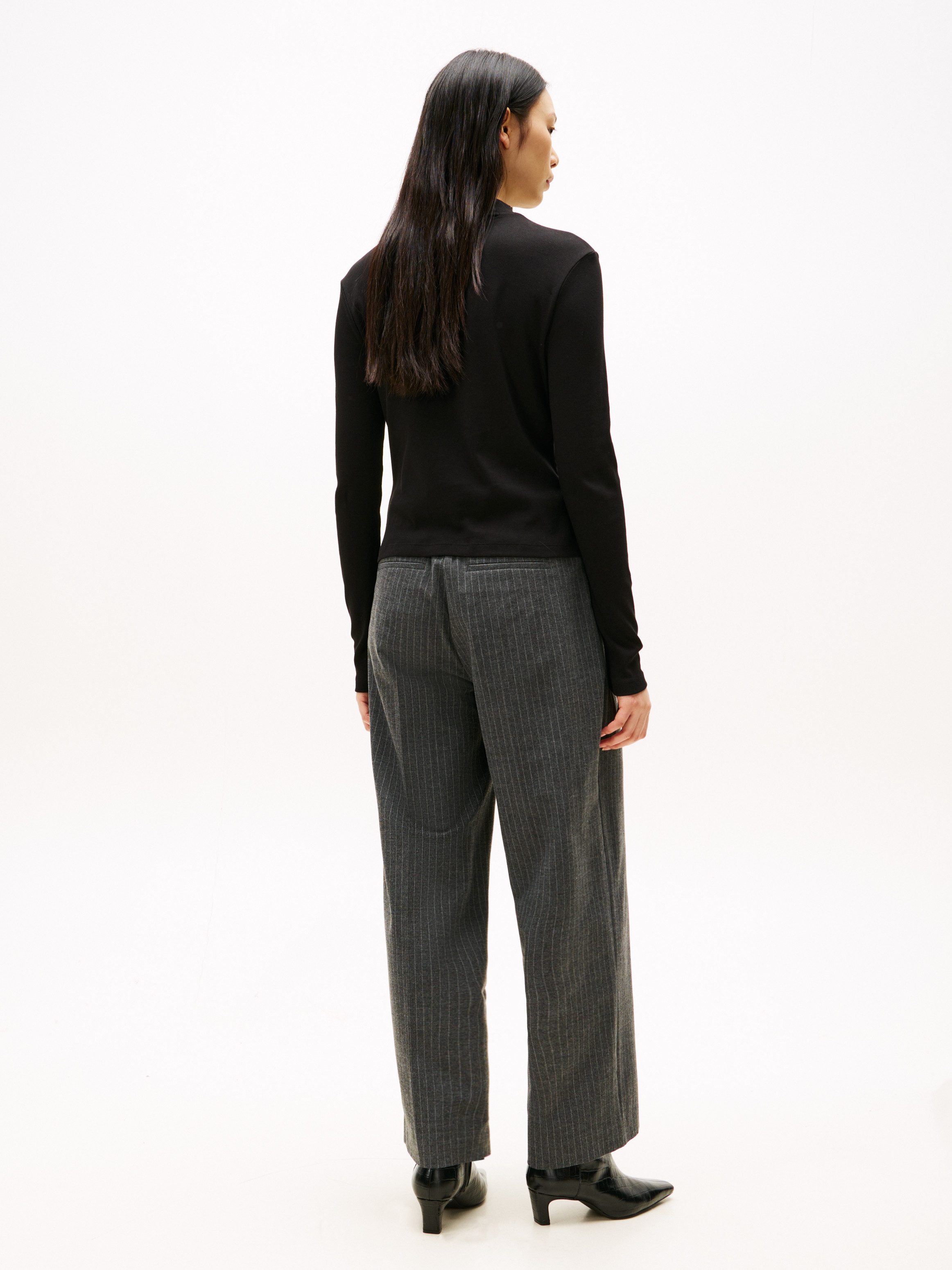 Tommy Hilfiger Shirt met lange mouwen SLIM CODY MOCK-NK LS