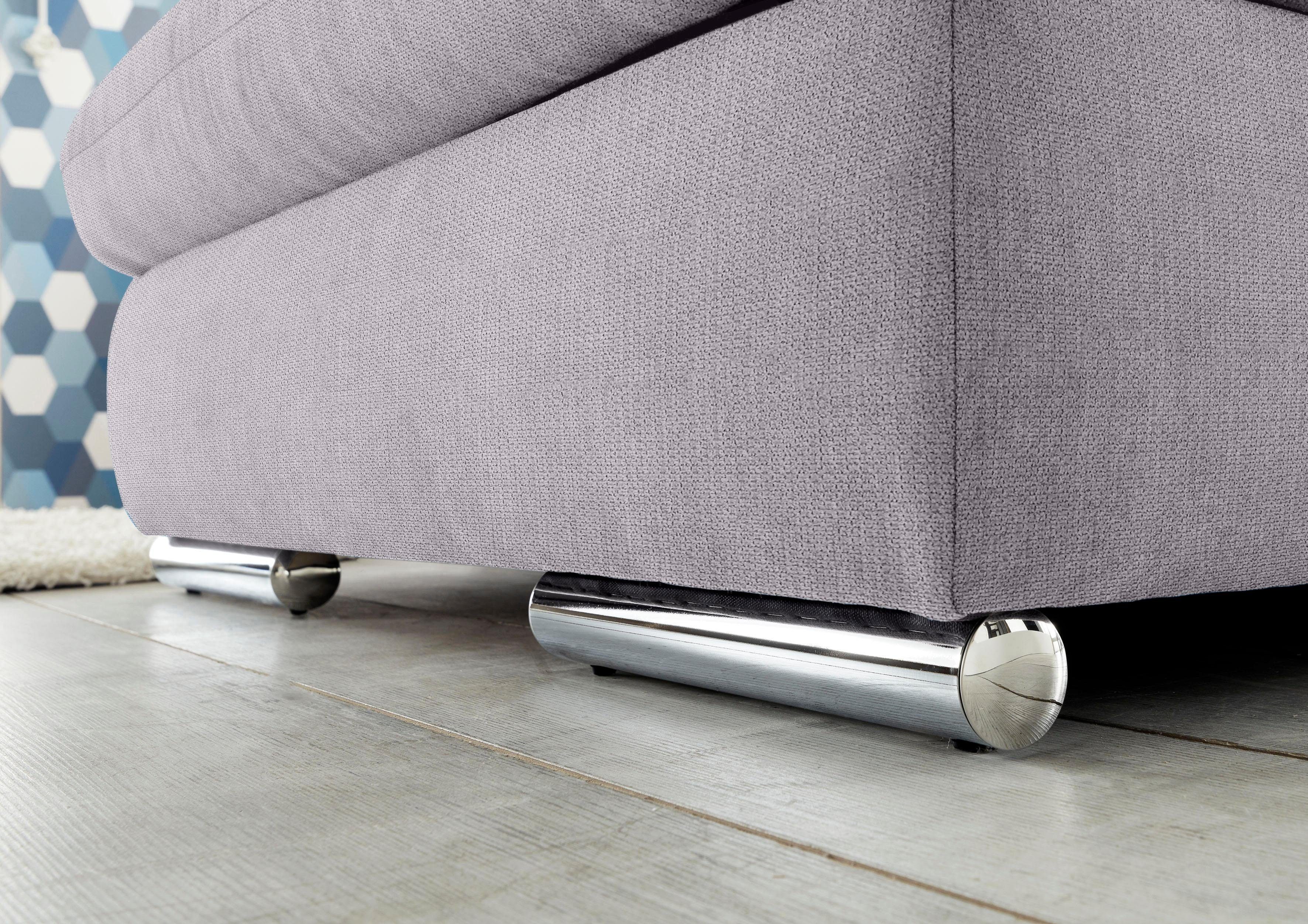 set one by Musterring Hoekbank SO 4100 met comfortabele pocketvering en hoofdeindeverstelling,