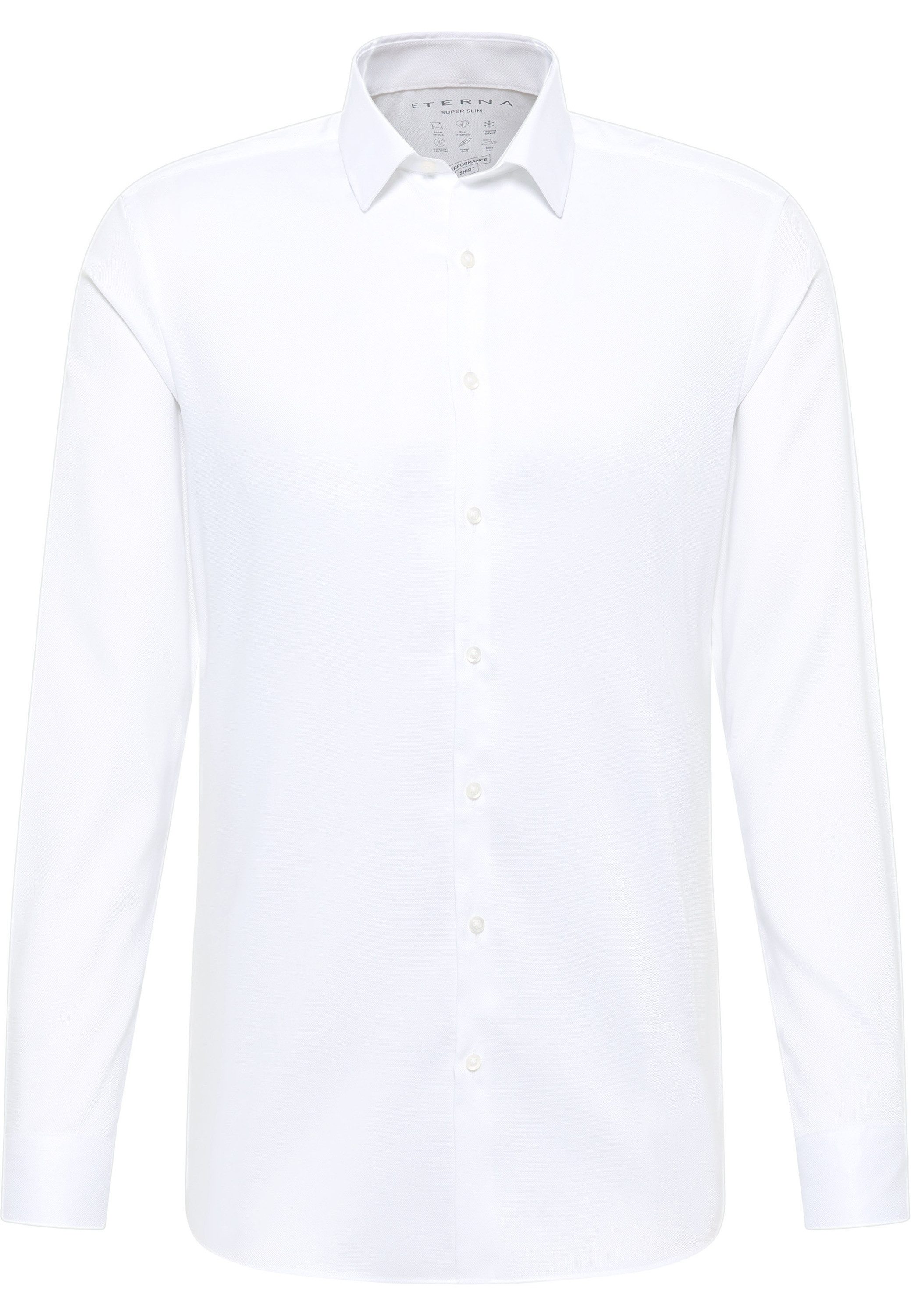 Eterna Overhemd met lange mouwen SUPER SLIM EASY IRON (gemakkelijk te strijken)