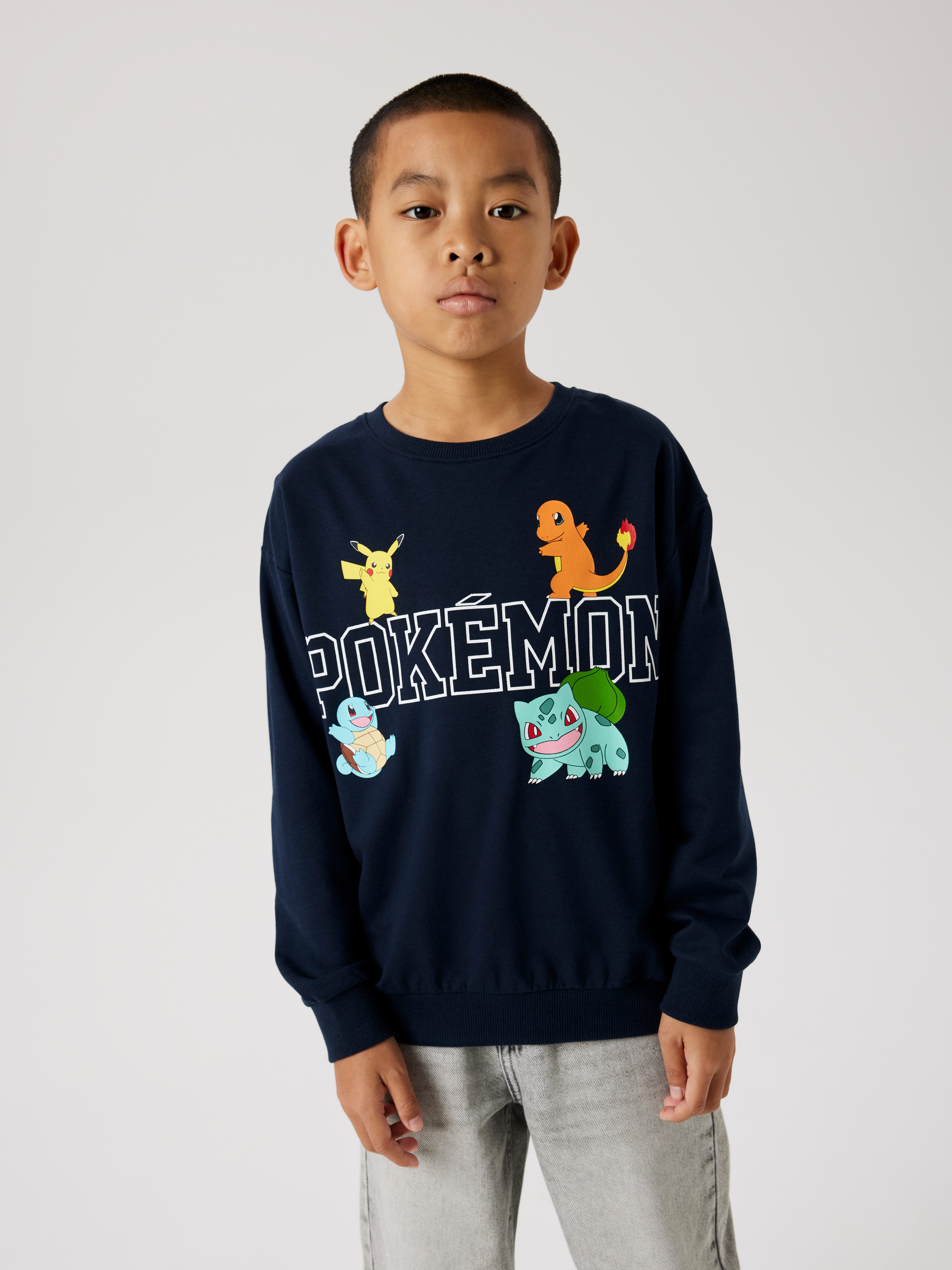 Name It Sweatshirt NKMDAY POKEMON NREG SWEAT BRU NOOS SKY