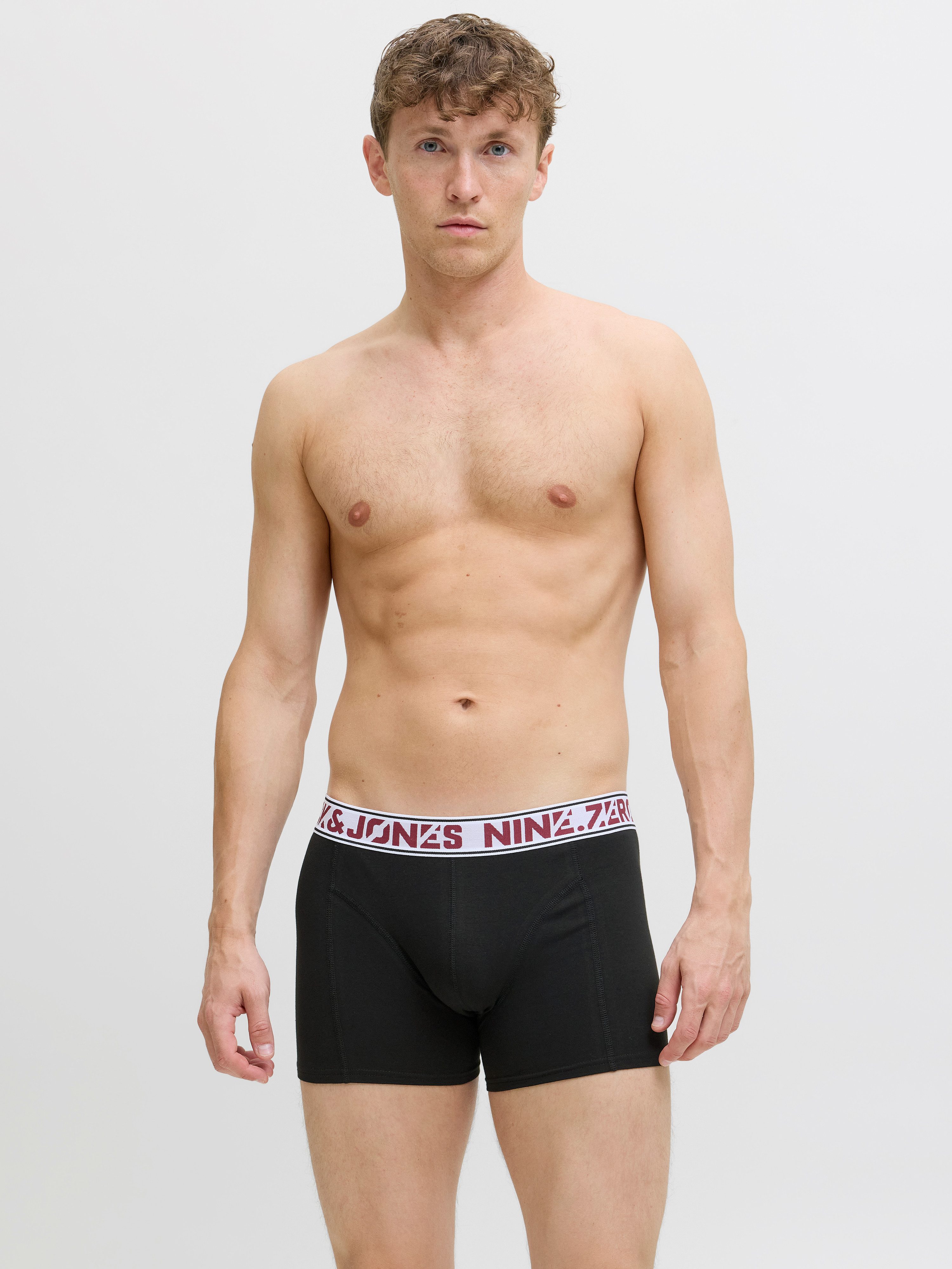 Jack & Jones Trunk JACCOLTON SOLID TRUNKS 3 PACK SN (set, 3 stuks)
