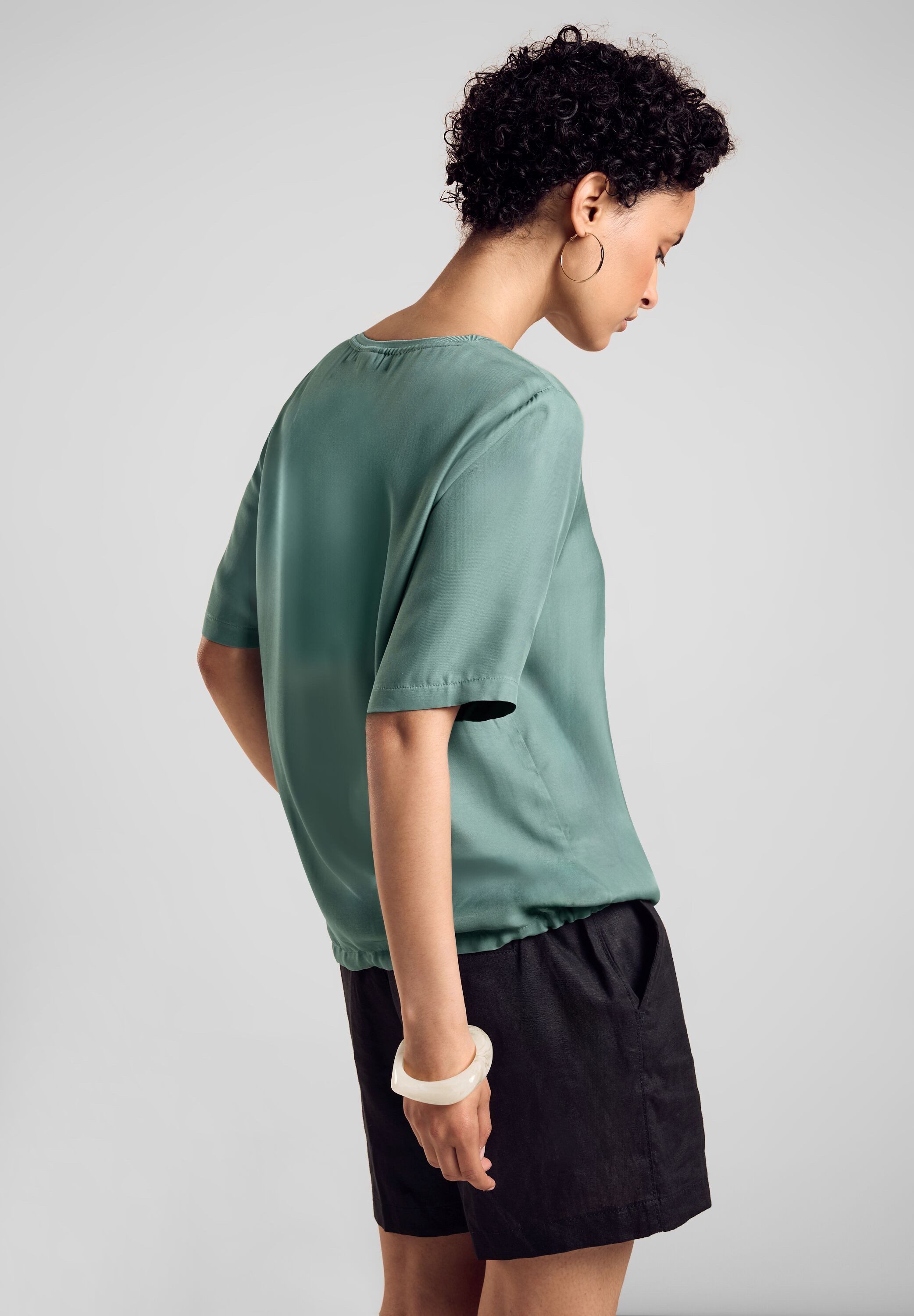 STREET ONE Shirtblouse met een rijgkoord